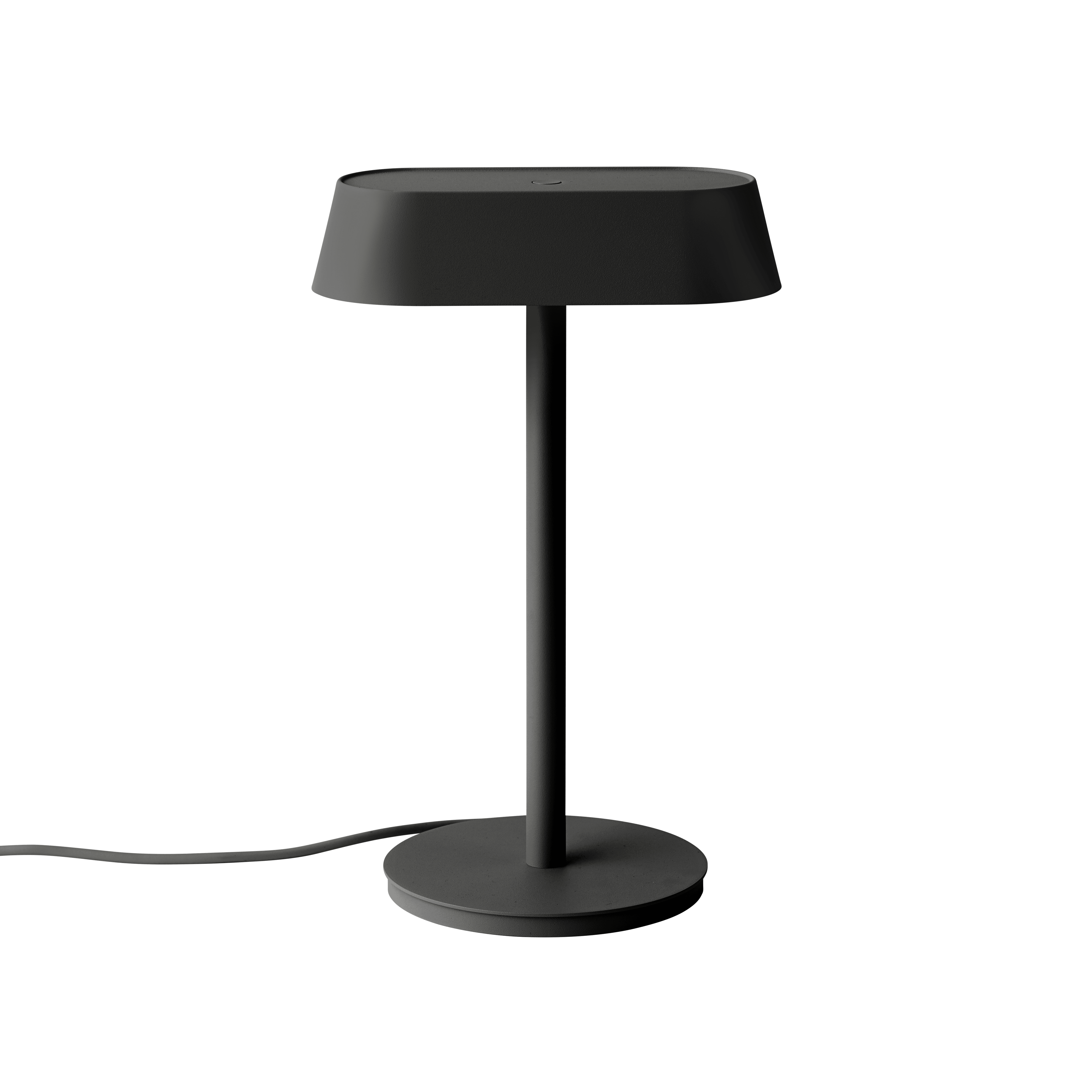 LINEAR black portable lamp