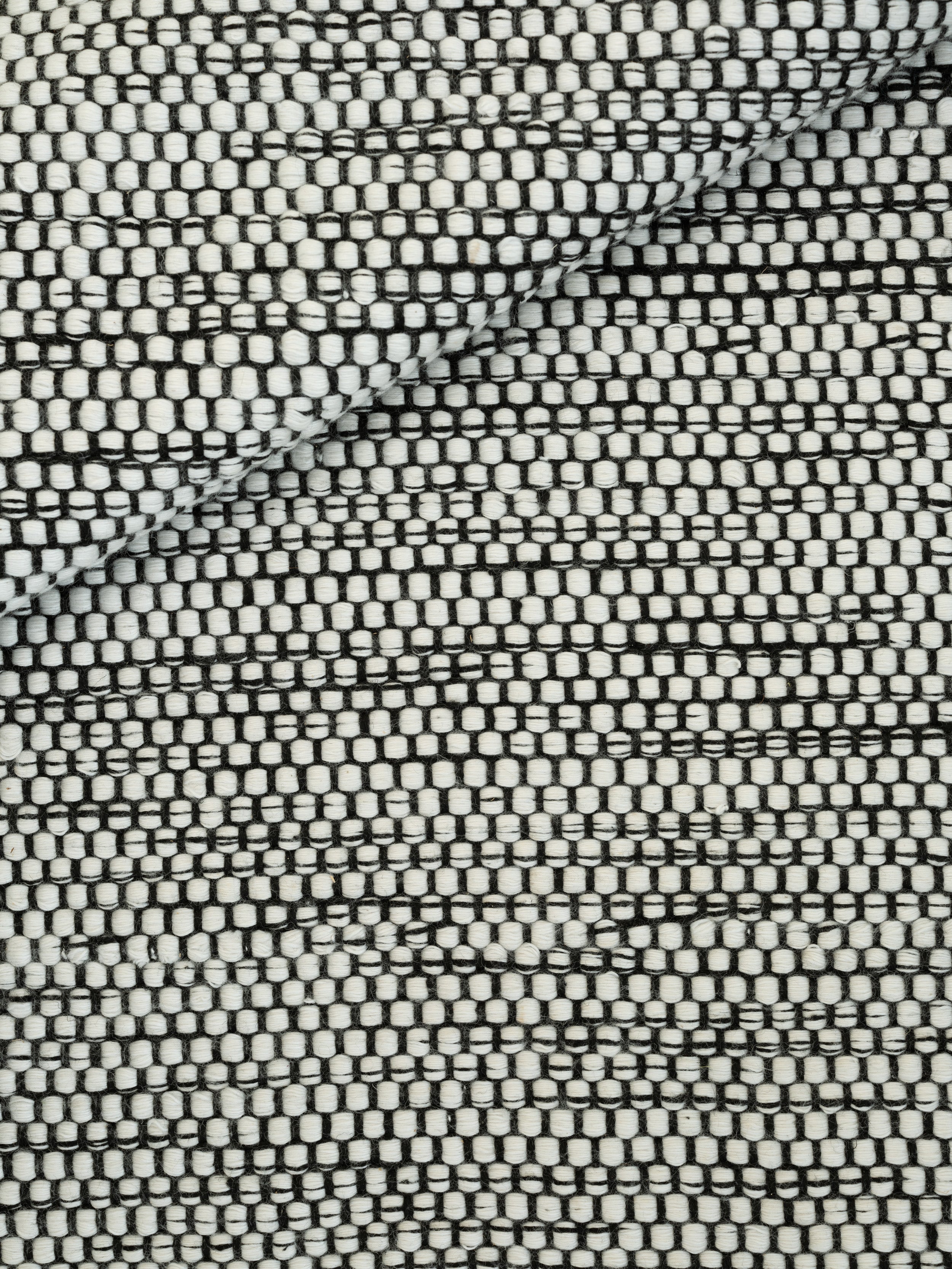 Teppich ADONIC MIST - MIXED schwarz mit weiß