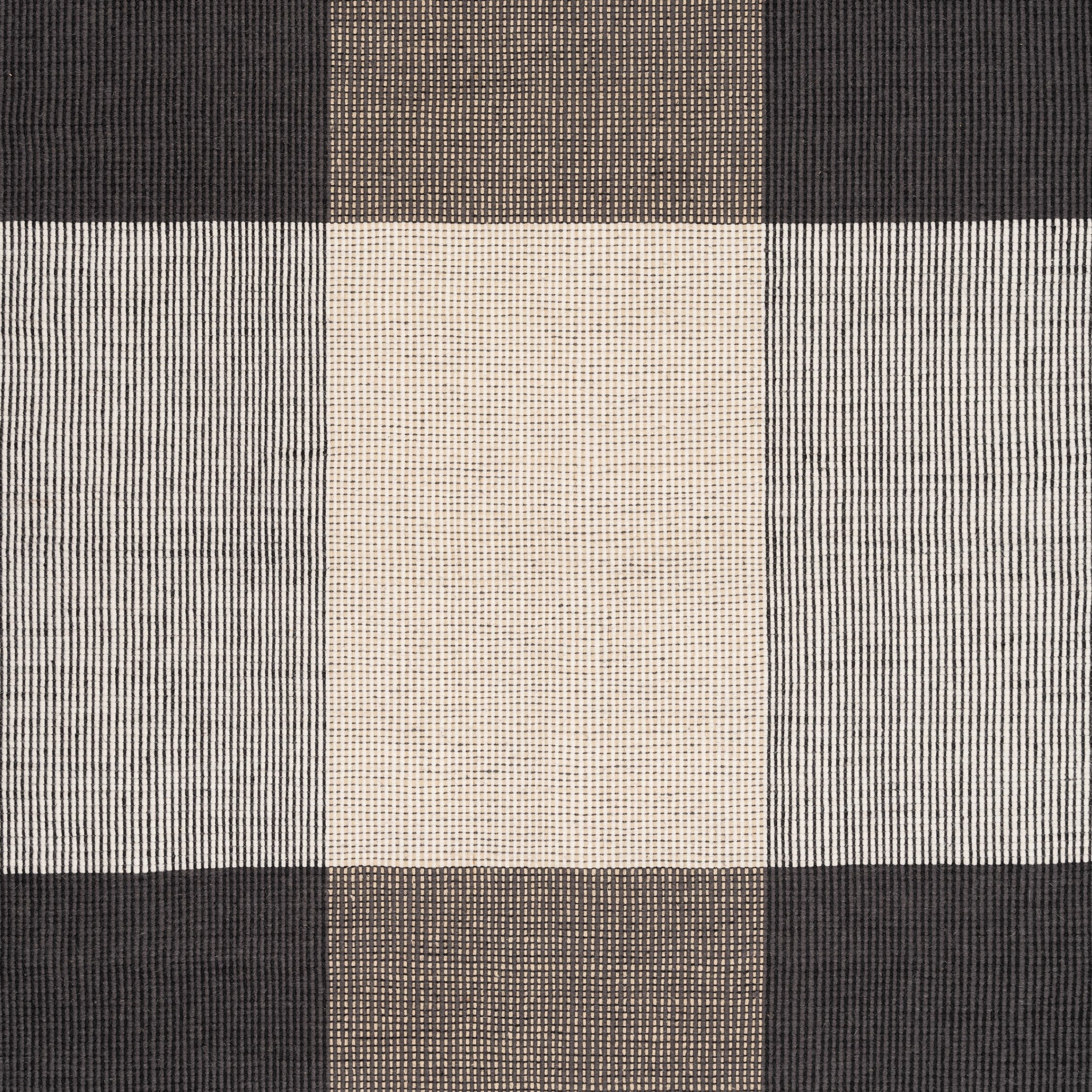 Teppich BOLOGNA - GRAU schwarz mit beige