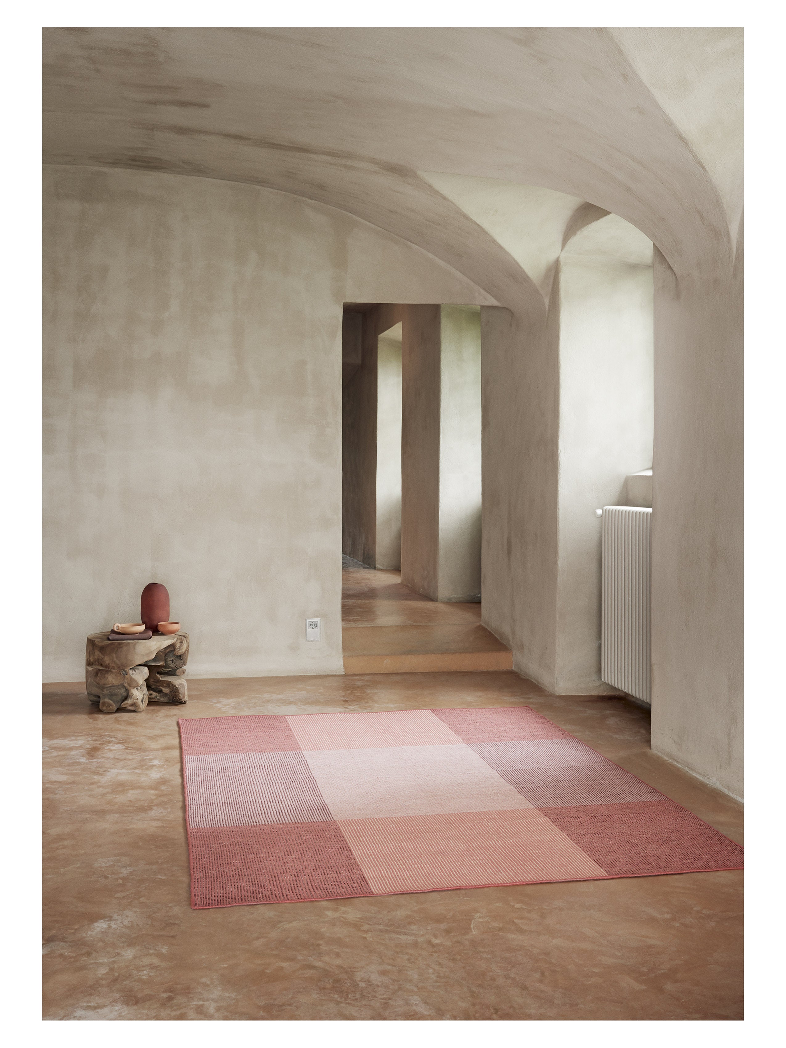 Teppich BOLOGNA - PULVER karminrot