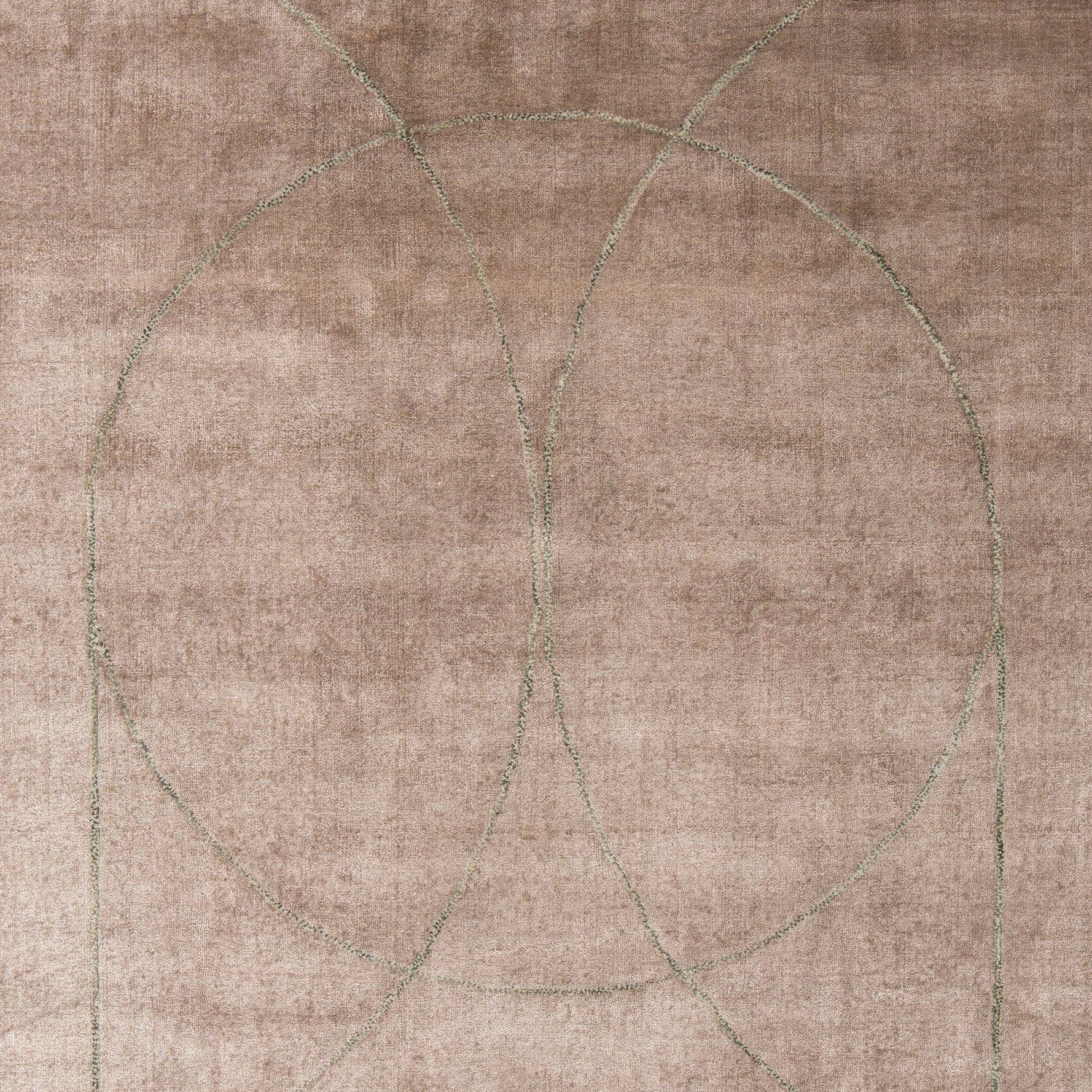 Teppich CIRCULUS braun-rosa