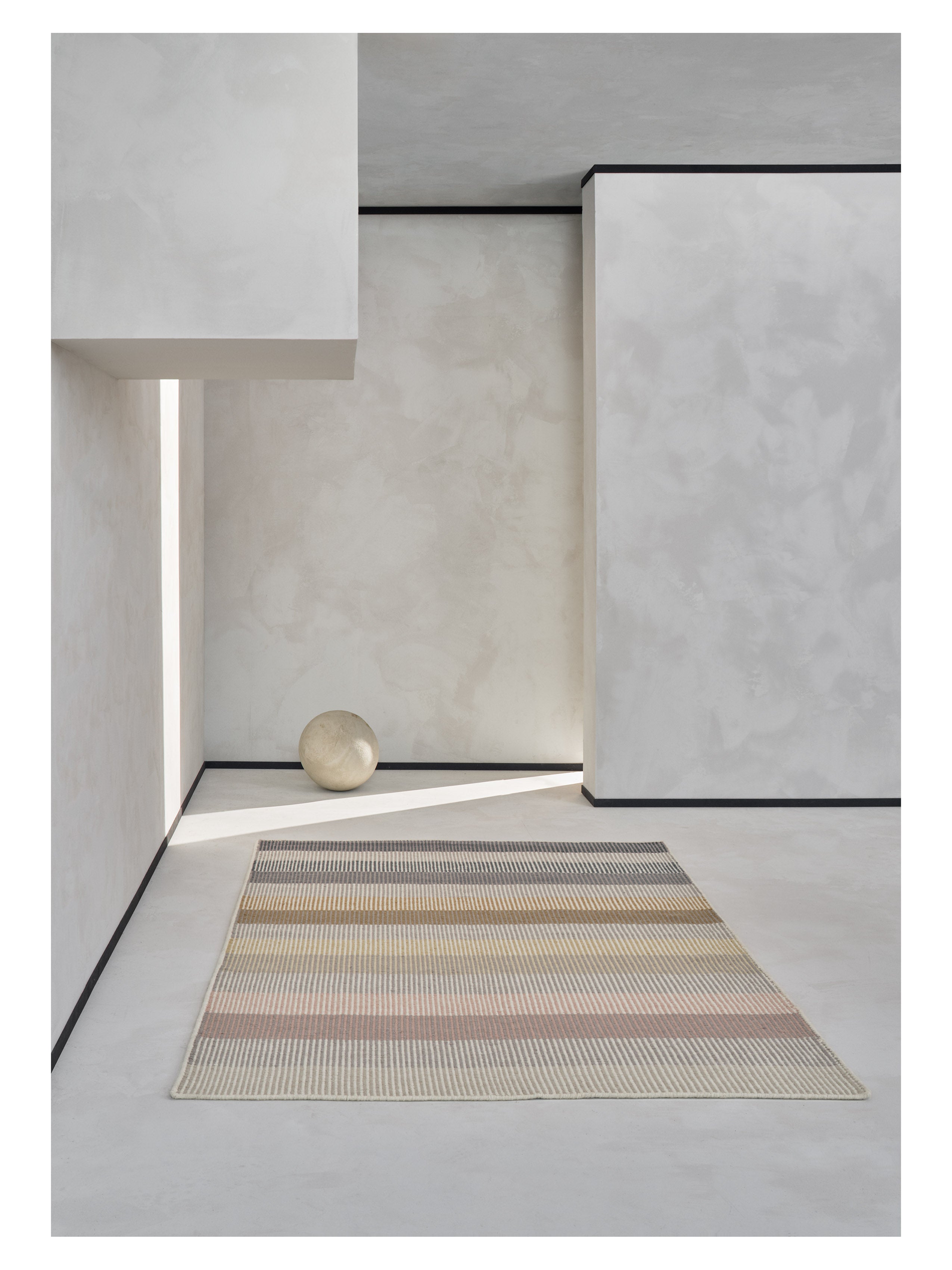 Teppich DEVISE - PASTEL grau-beige