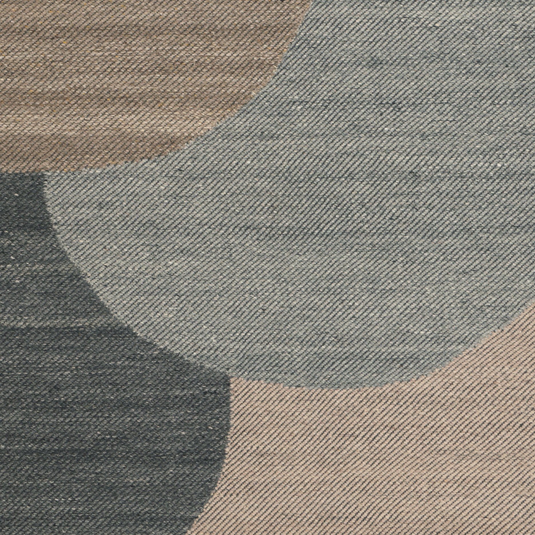 Teppich EIK dunkelgrau mit beige