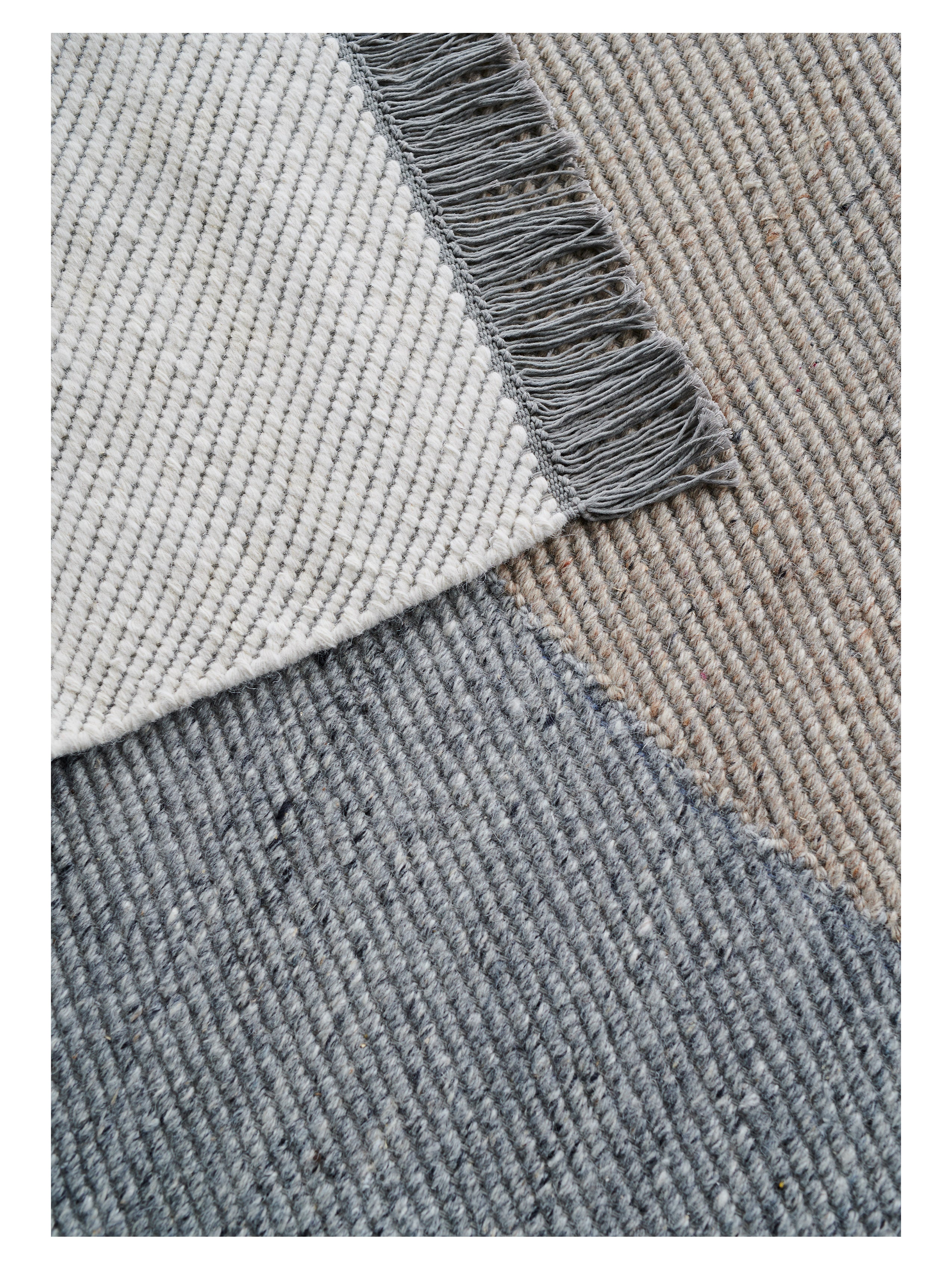 Teppich EIK grau mit beige