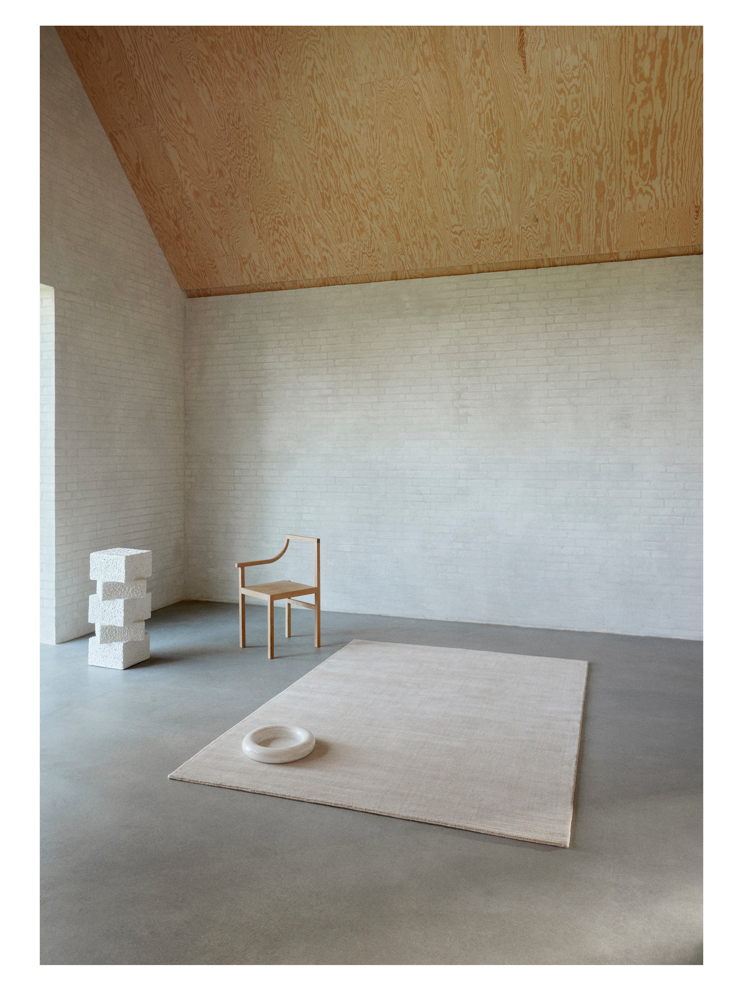 Halo Cloud Teppich Beige