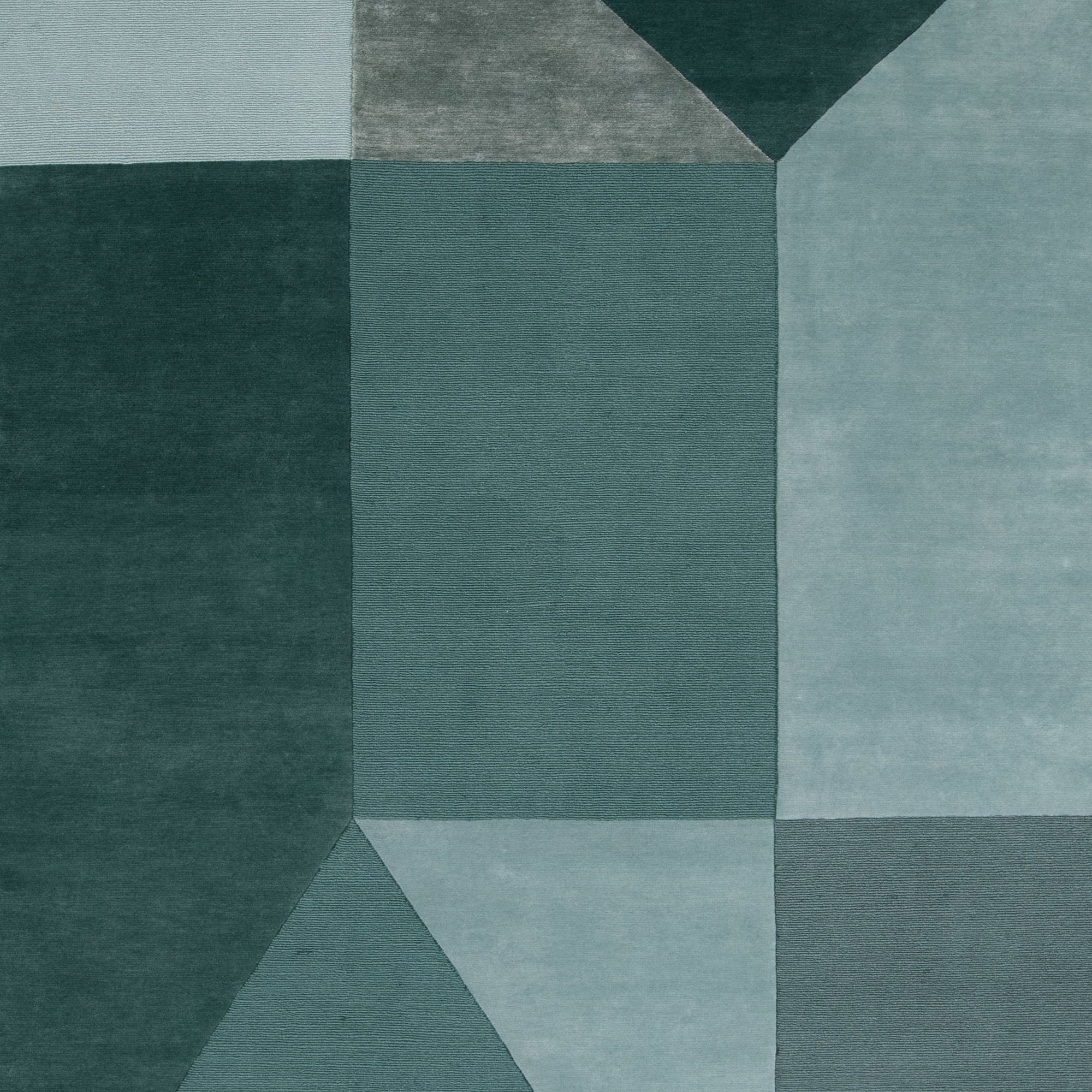 Teppich HITOMI blau türkis