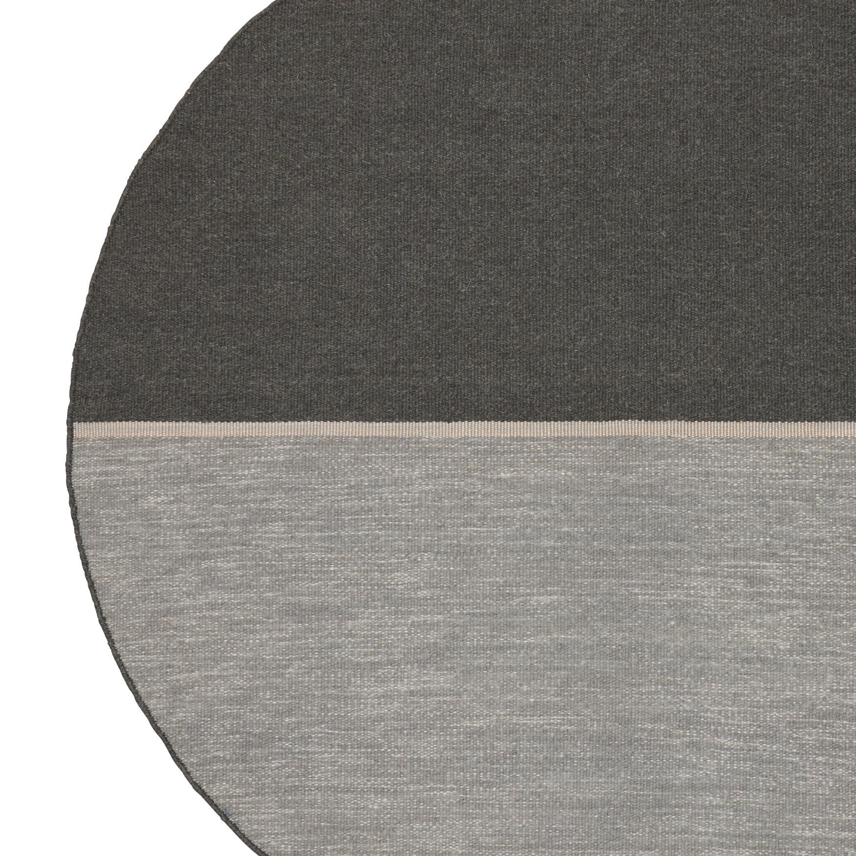 Rundteppich MAGNETIZE grau