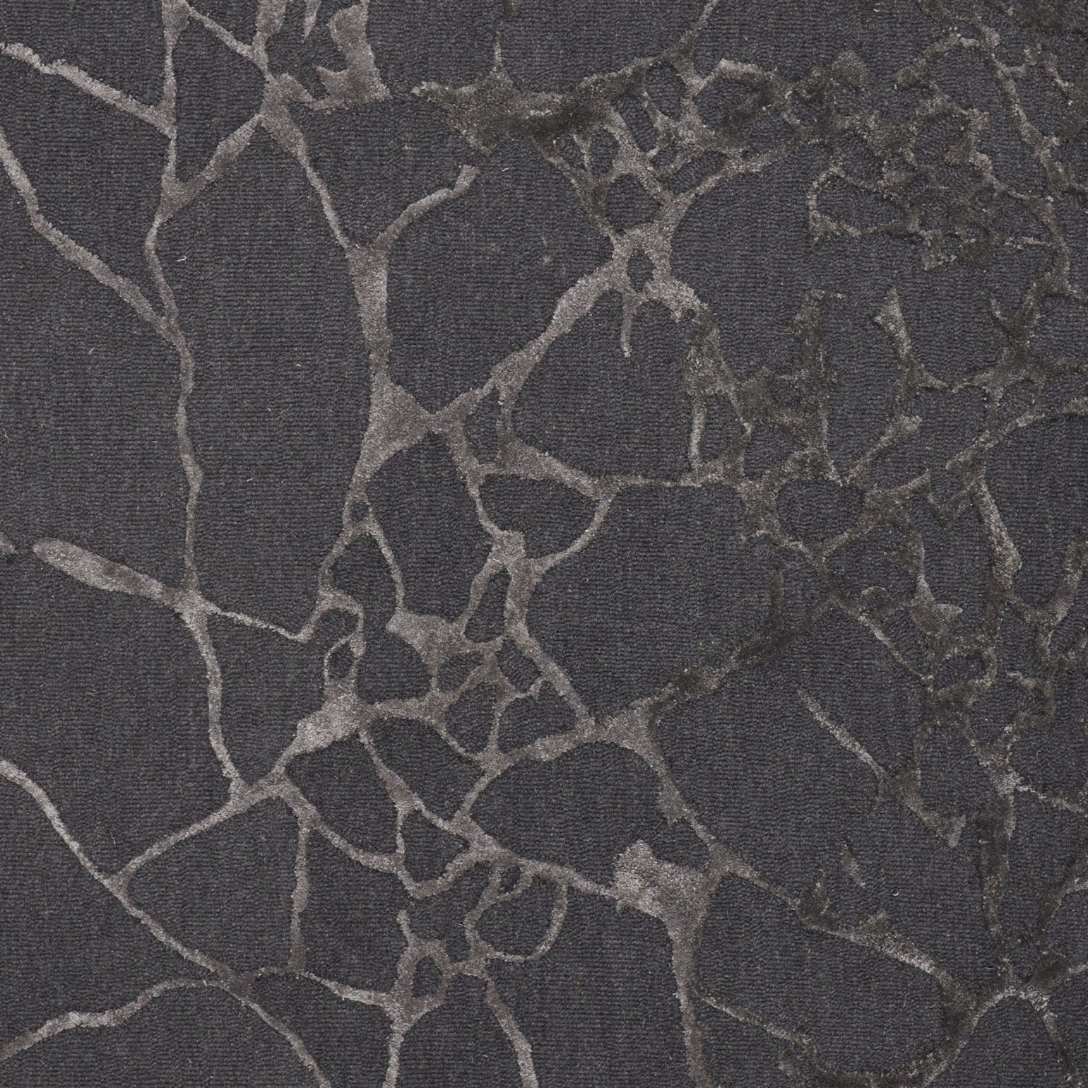 Rundteppich MARMO - CHARCOAL dunkelgrau