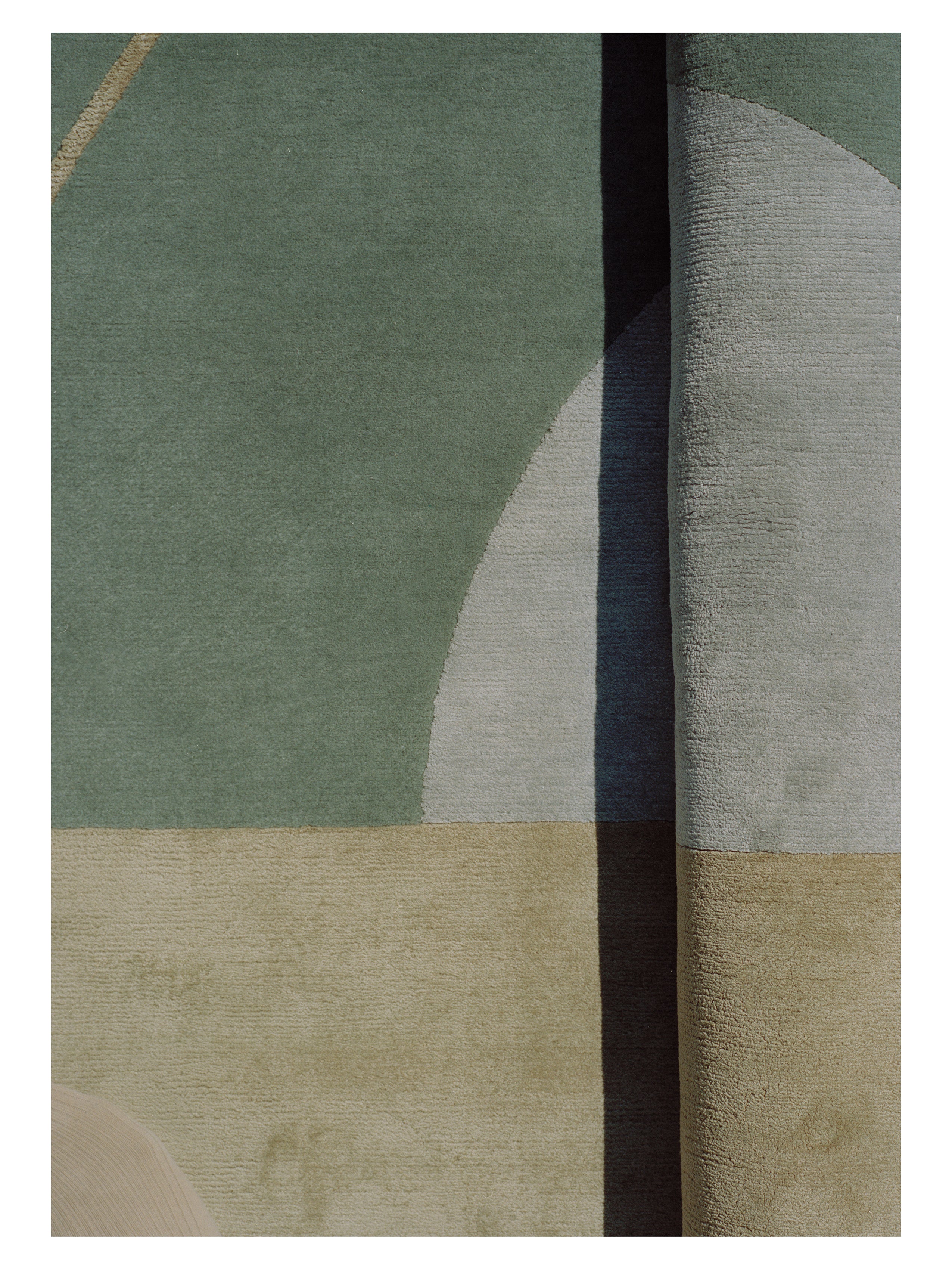 Teppich RISING GEMINI - COMBI grau mit beige