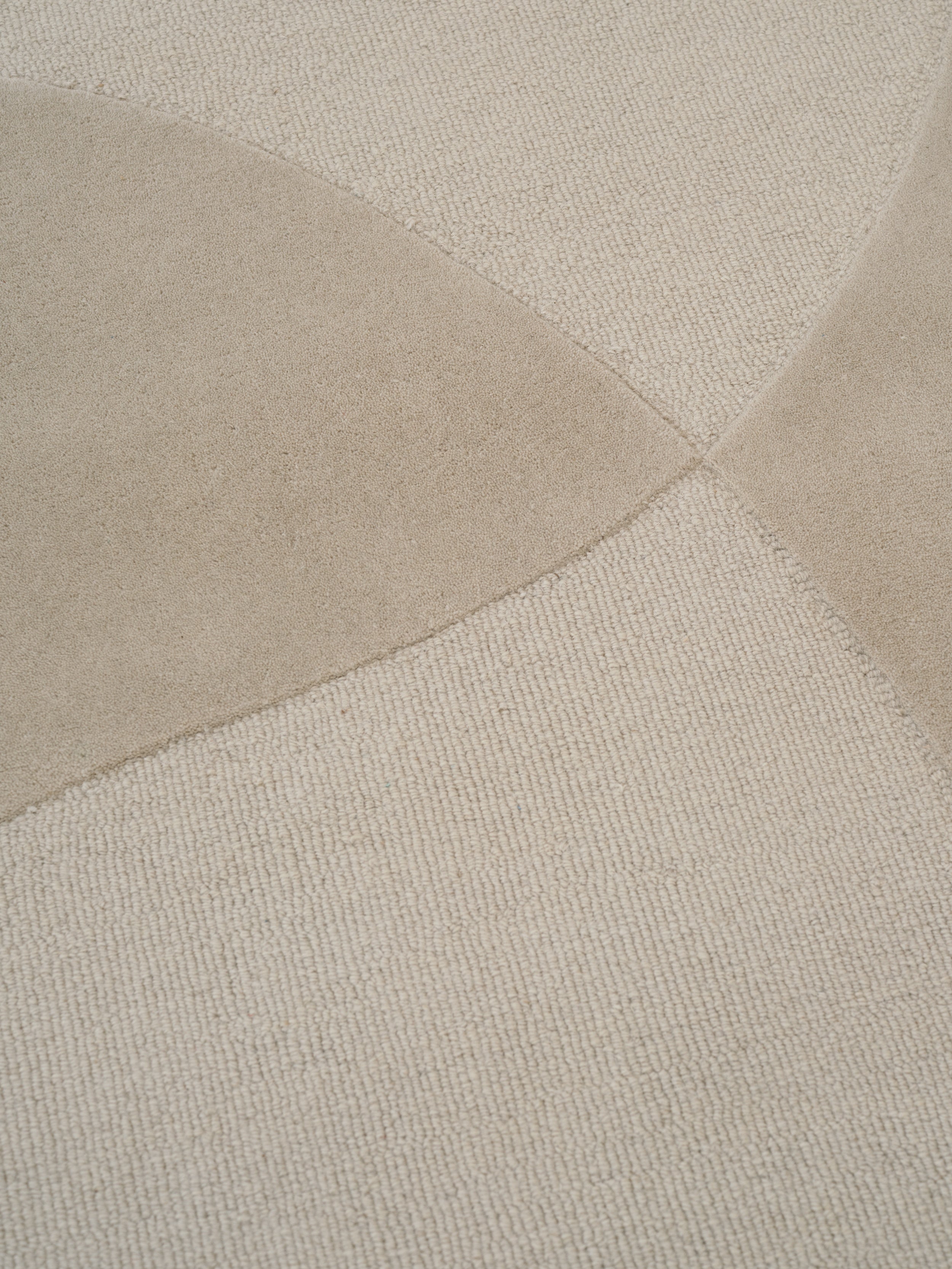 Split Plains Teppich Beige