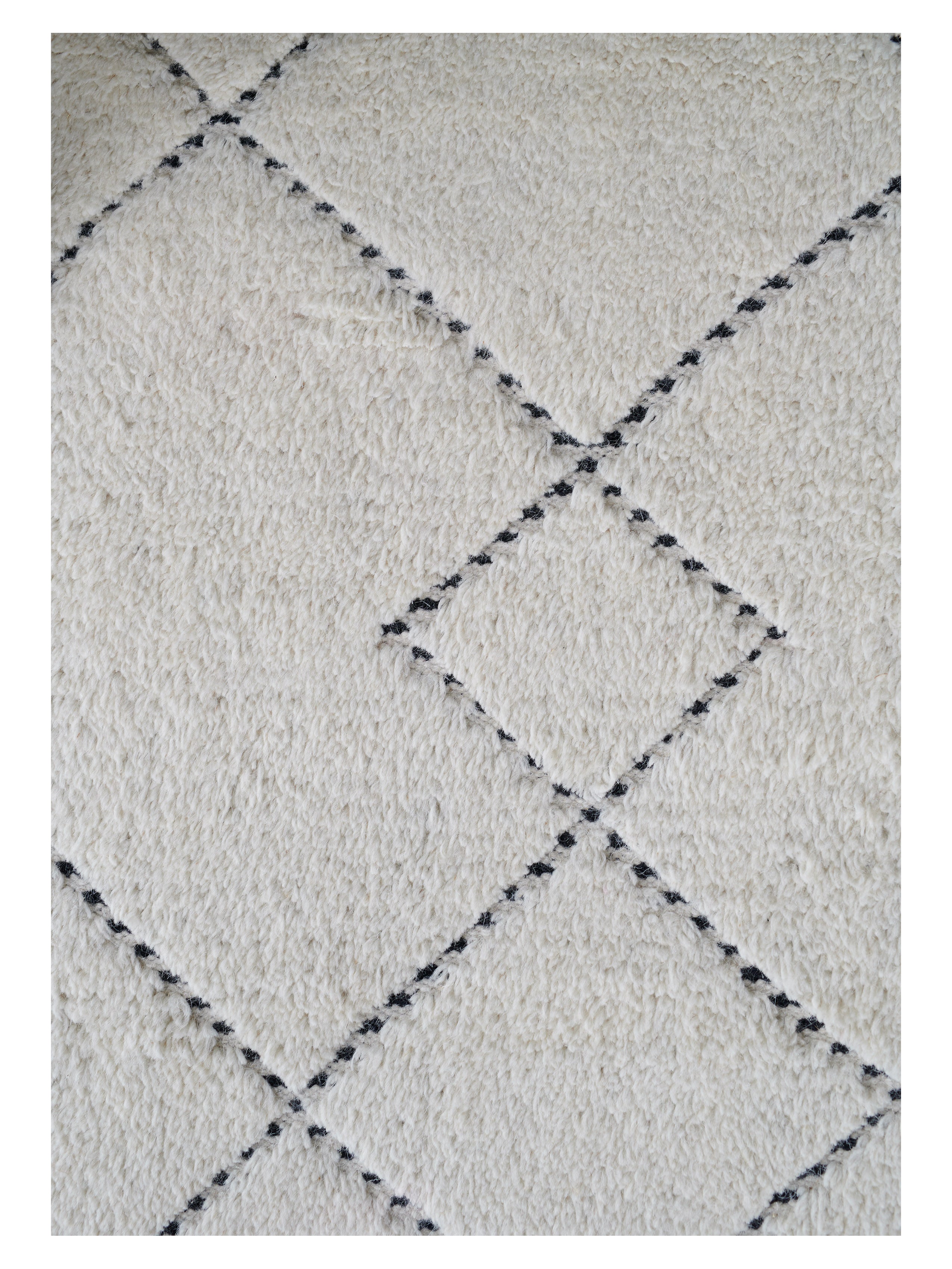 Teppich TORUN beige mit Schwarz