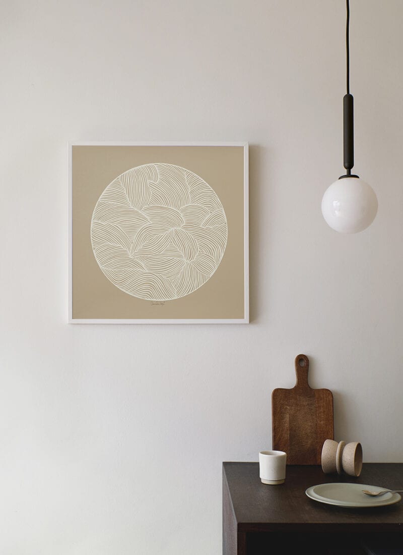 Artistic graphics Moon no. 01