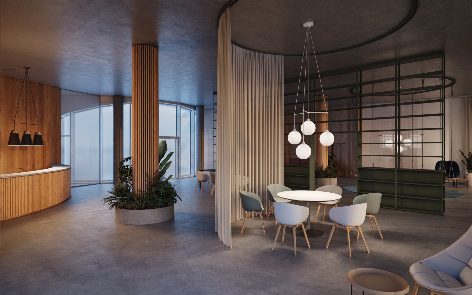 WOHLERT pendant lamp white glass