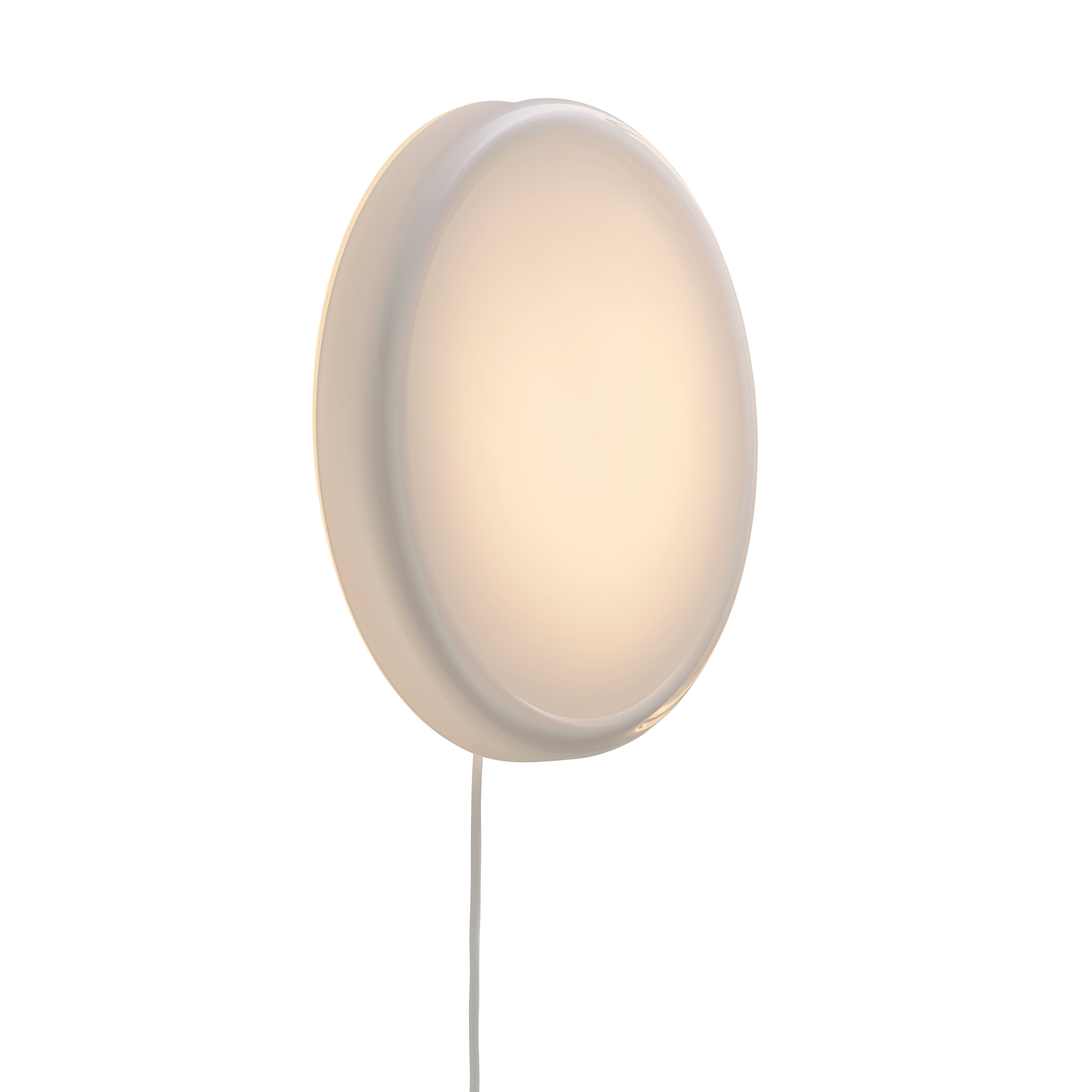 LOOPED white wall lamp