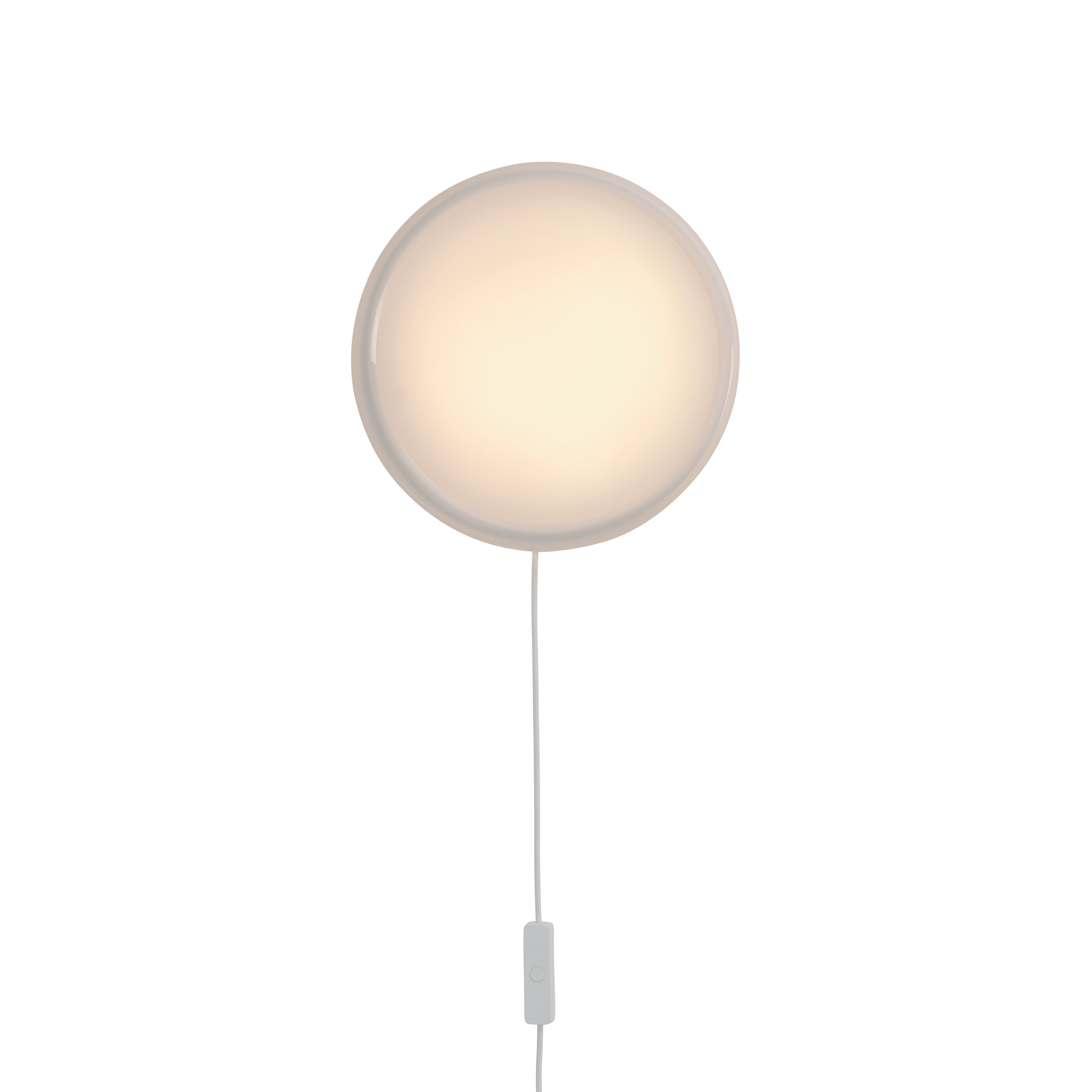 LOOPED white wall lamp