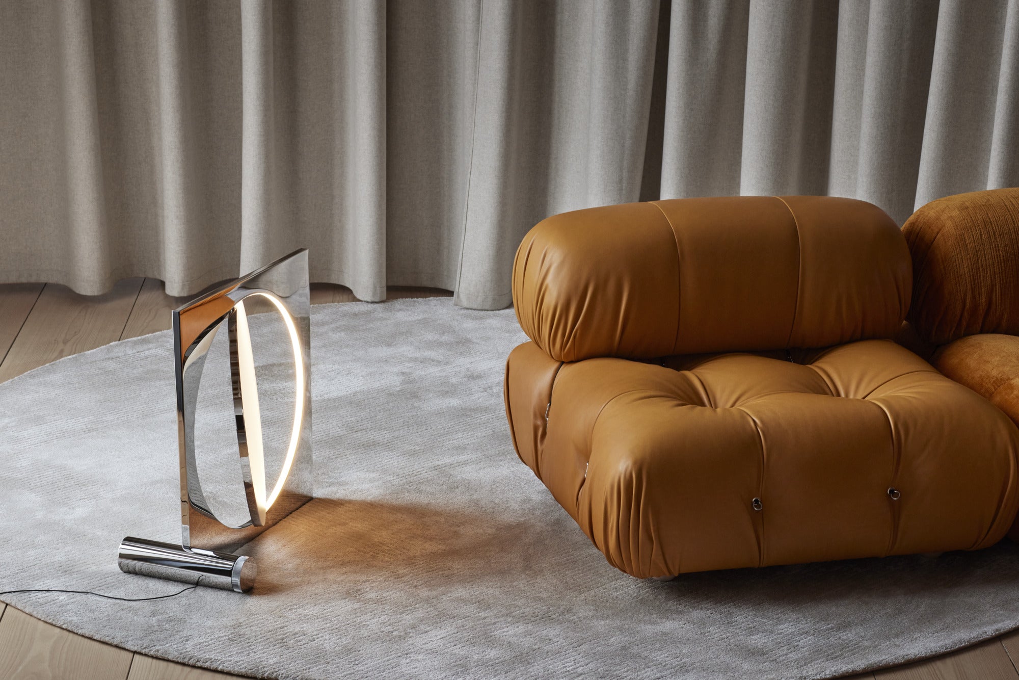 Stehlampe MOONSETTER verchromt