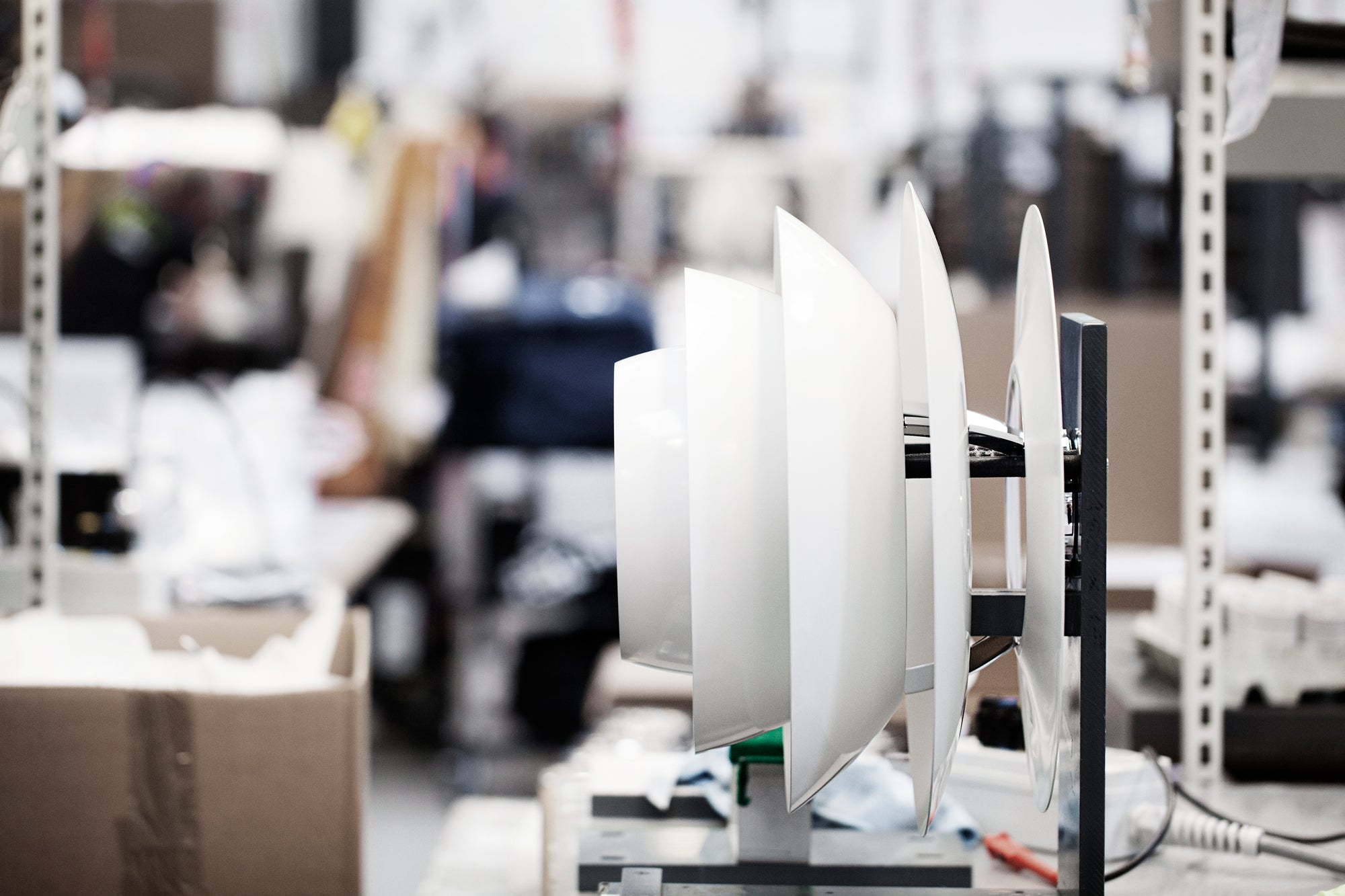 Pendant lamp PH SNOWBALL white with chrome finish