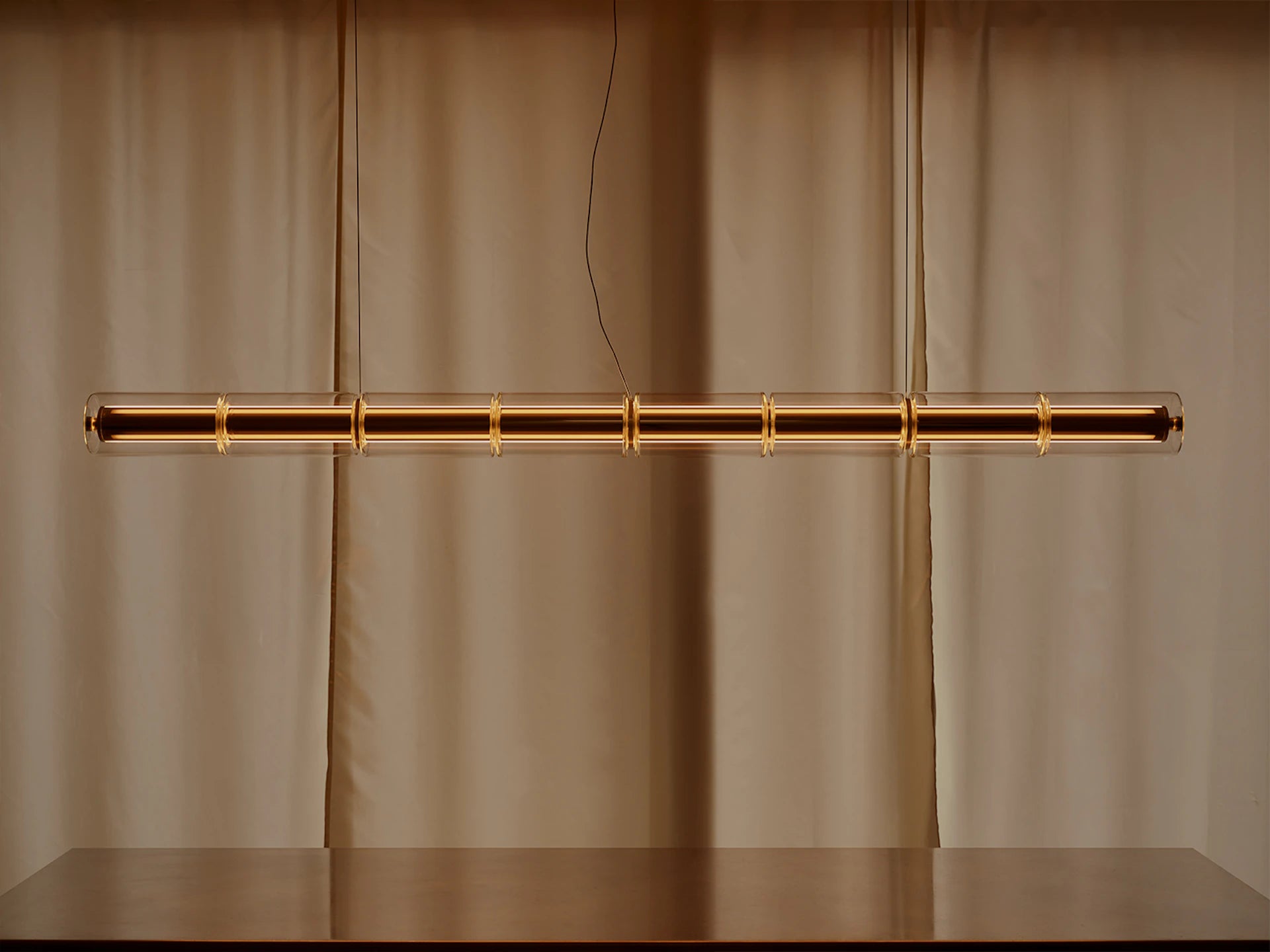 Hanging Lamp LUCE CILINDRICA Glass