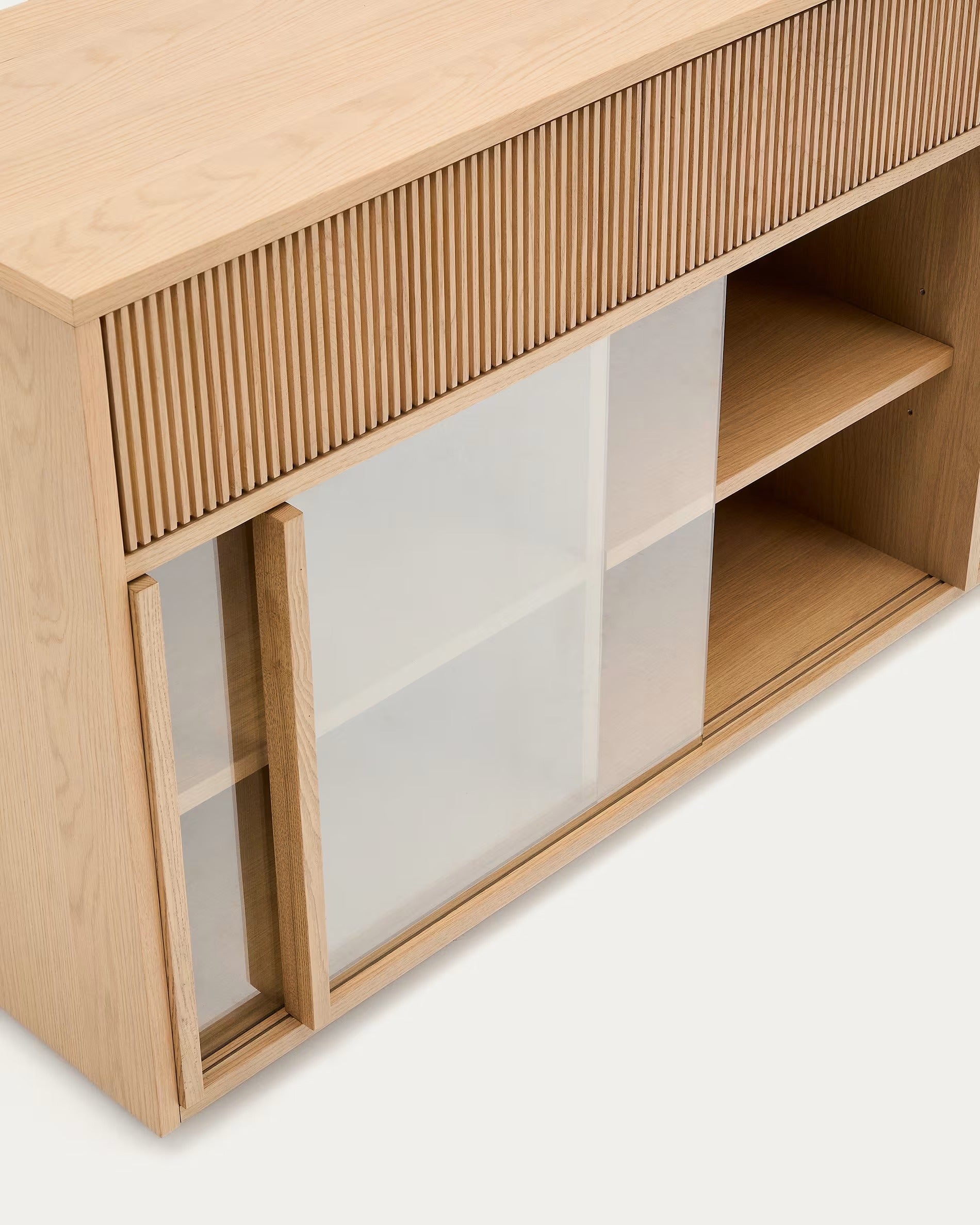 Helvine Oak Veneer Sideboard