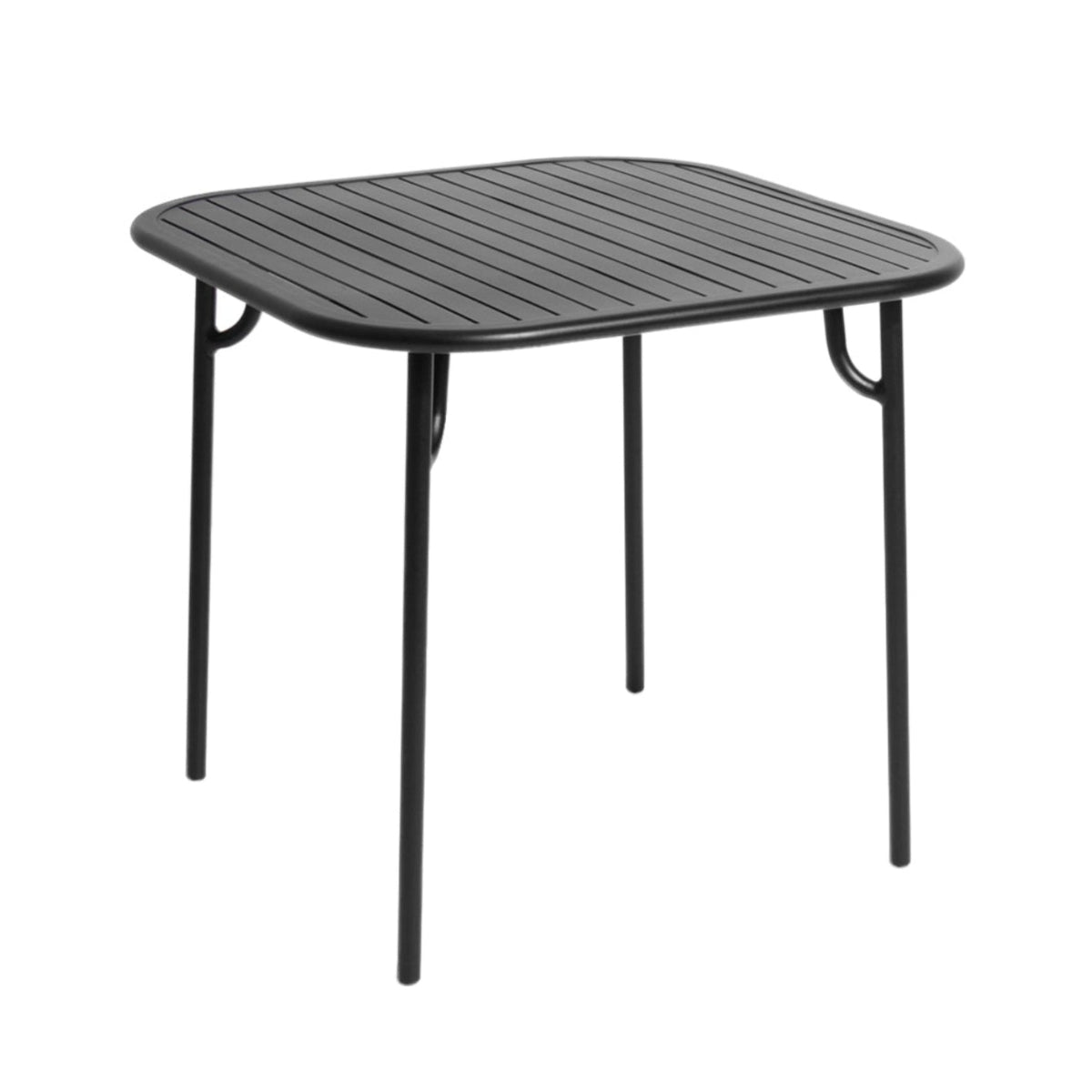 WEEK-END Black Square Garden Table