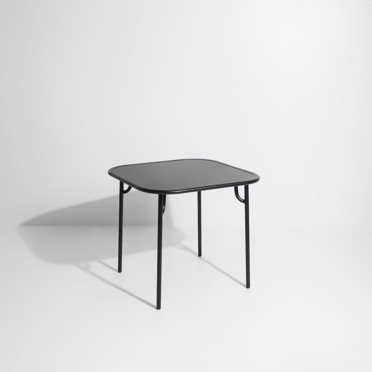 WEEK-END Black Square Garden Table
