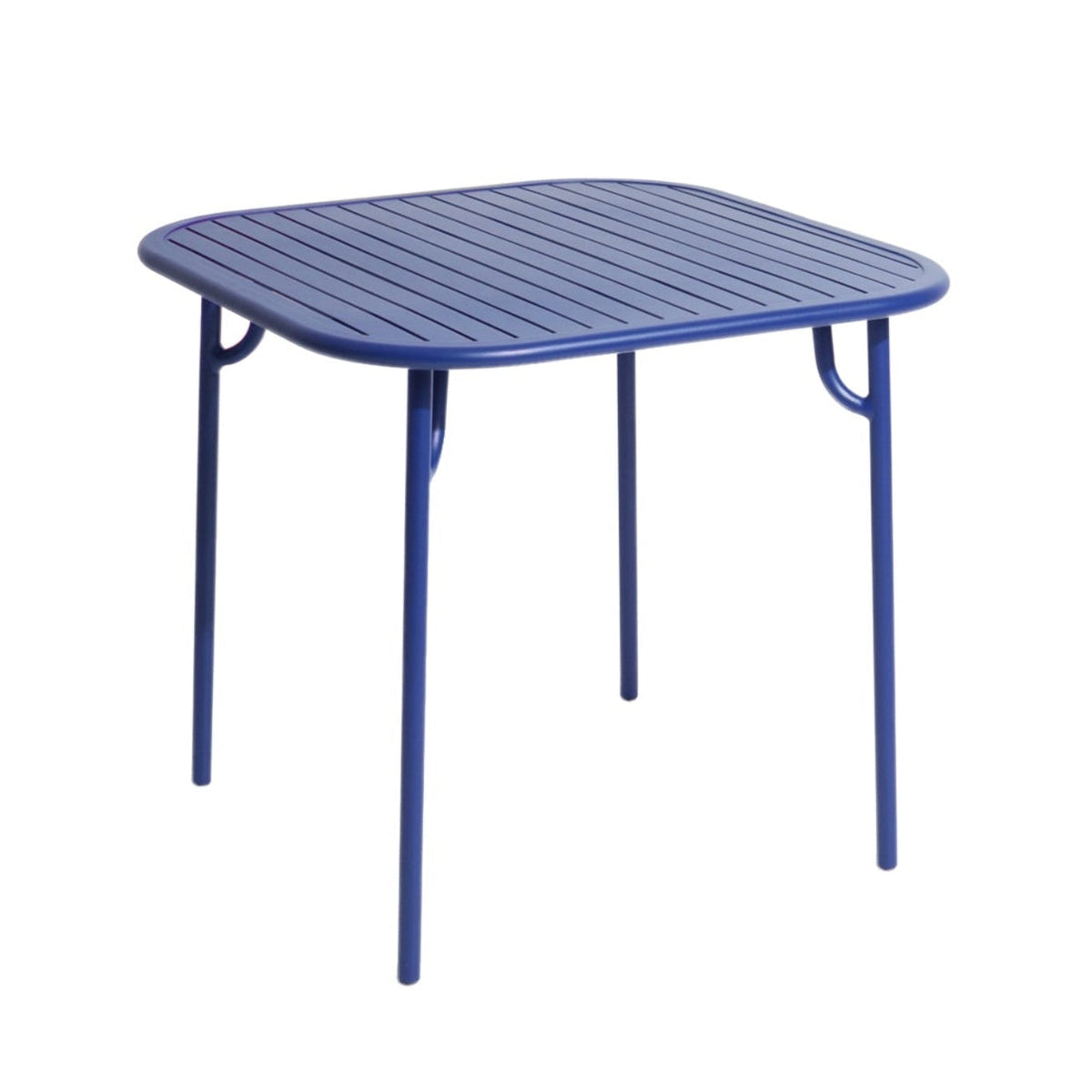 WEEK-END dark blue square garden table