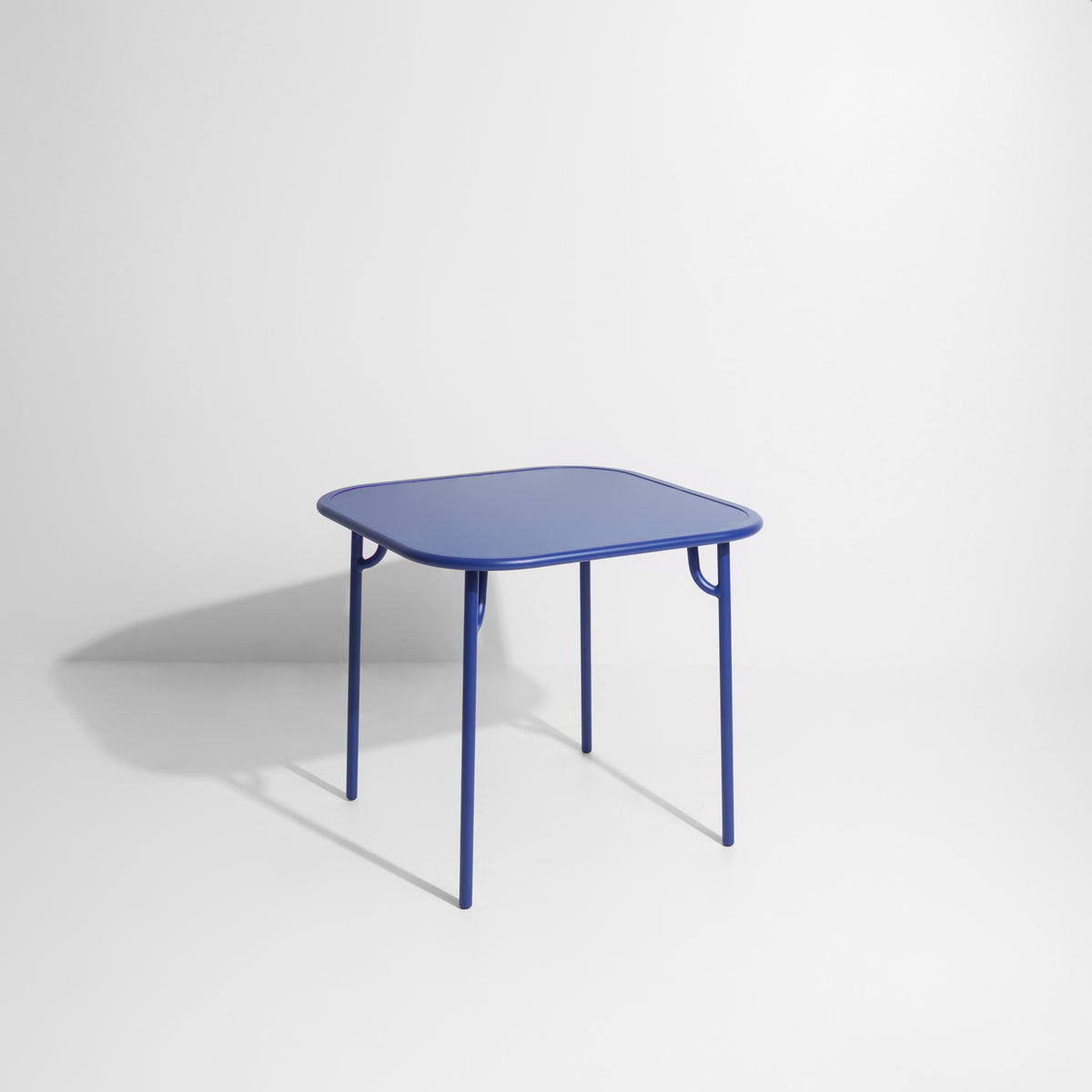WEEK-END dark blue square garden table