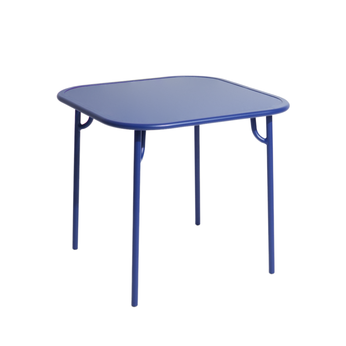 WEEK-END dark blue square garden table