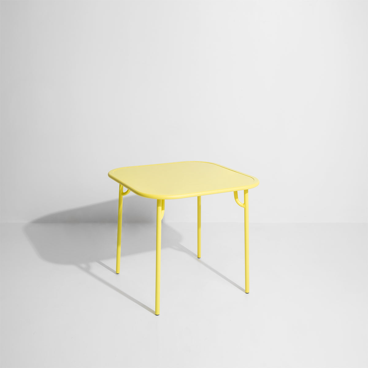 WEEK-END Square Garden Table in Bright Yellow