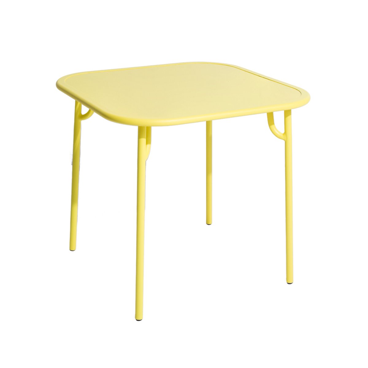 WEEK-END Square Garden Table in Bright Yellow