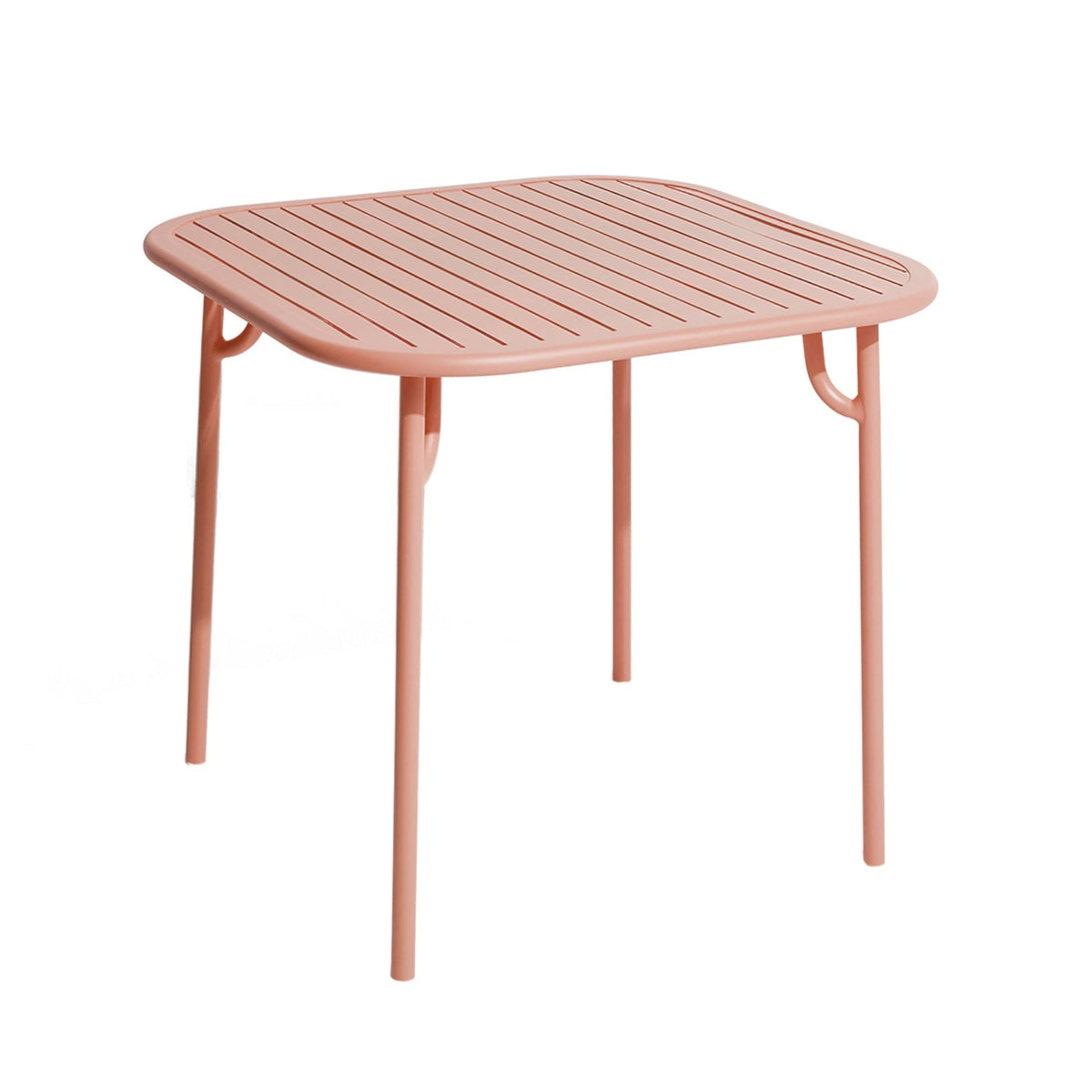 WEEK-END Square Garden Table in Pale Pink