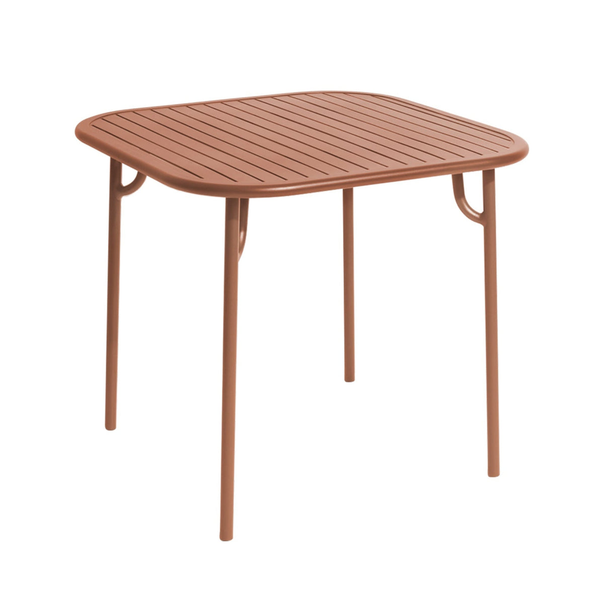 WEEK-END Square Garden Table in Terracotta