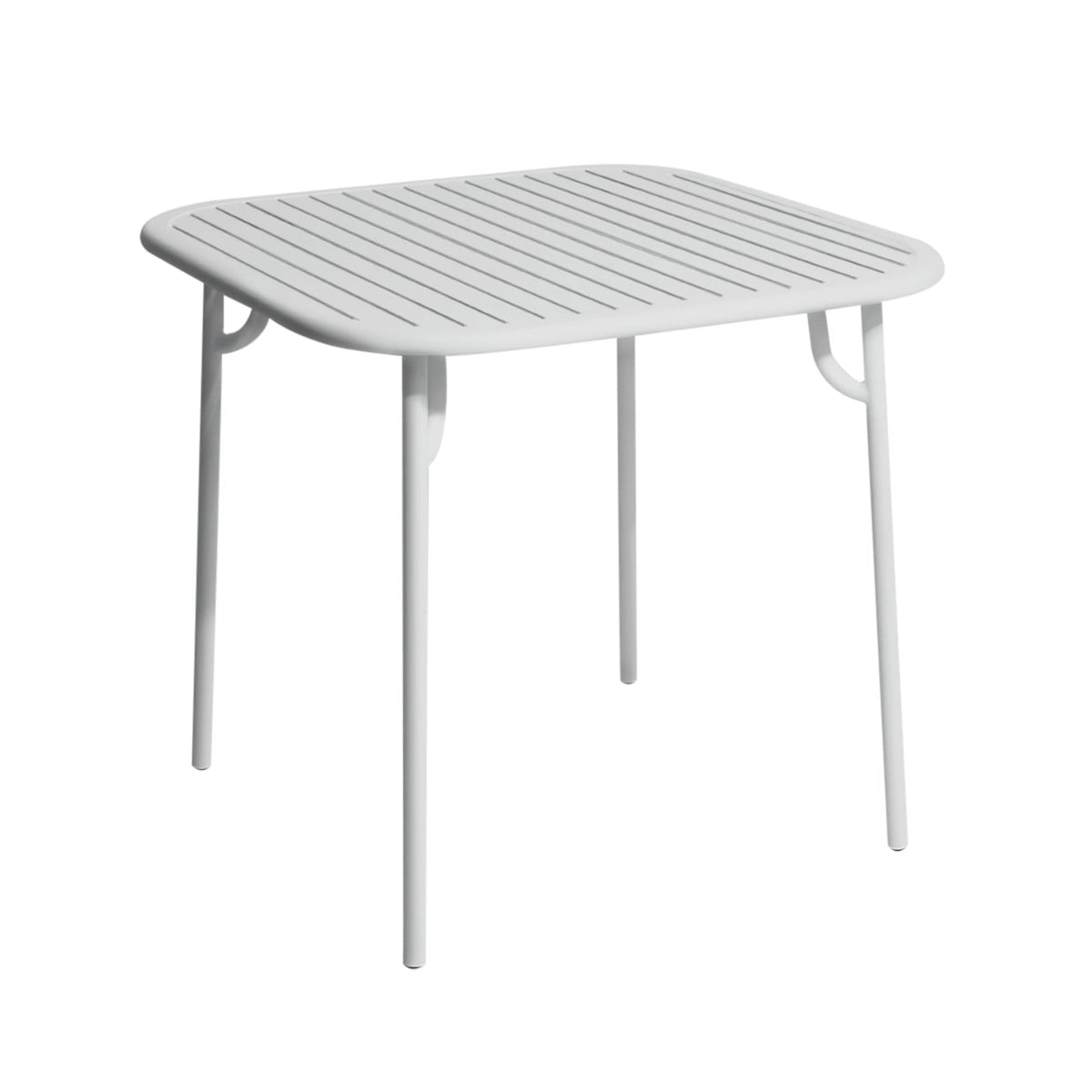 WEEK-END Pearl Gray Square Garden Table