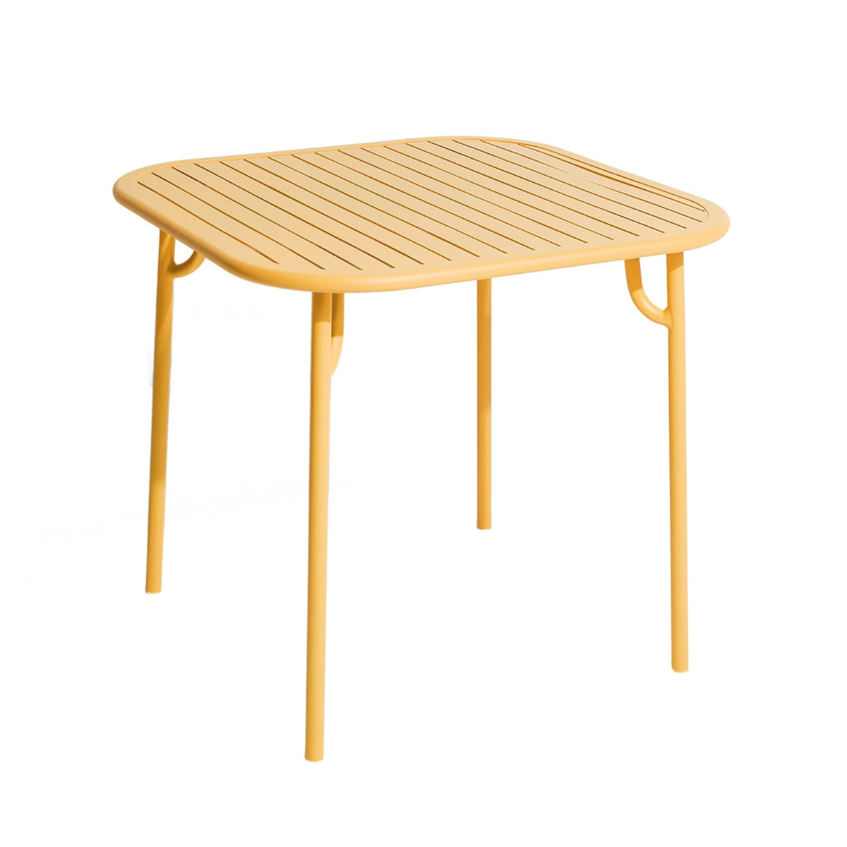 WEEK-END dark yellow square garden table