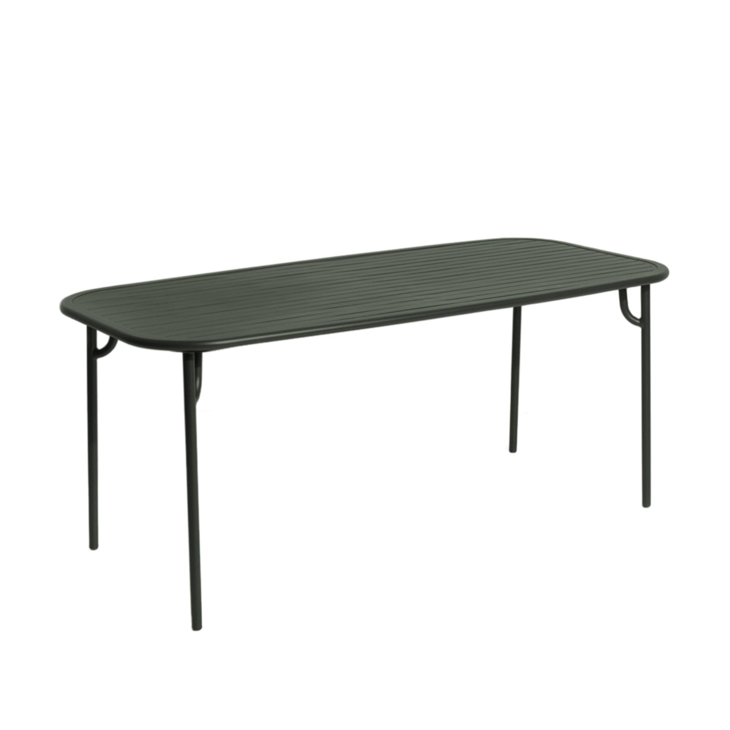 WEEK-END dark green garden table