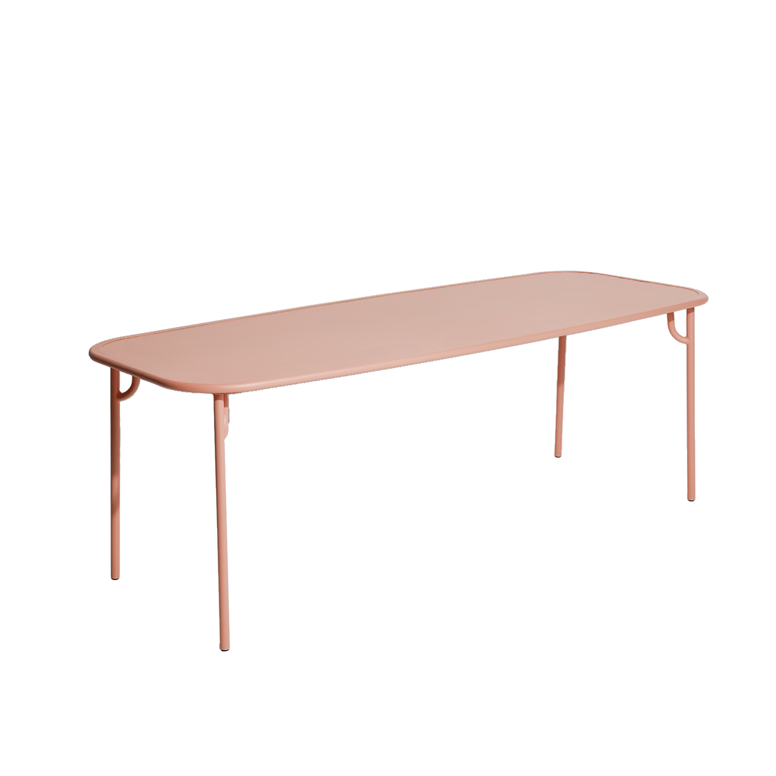 WEEK-END garden table in pale pink