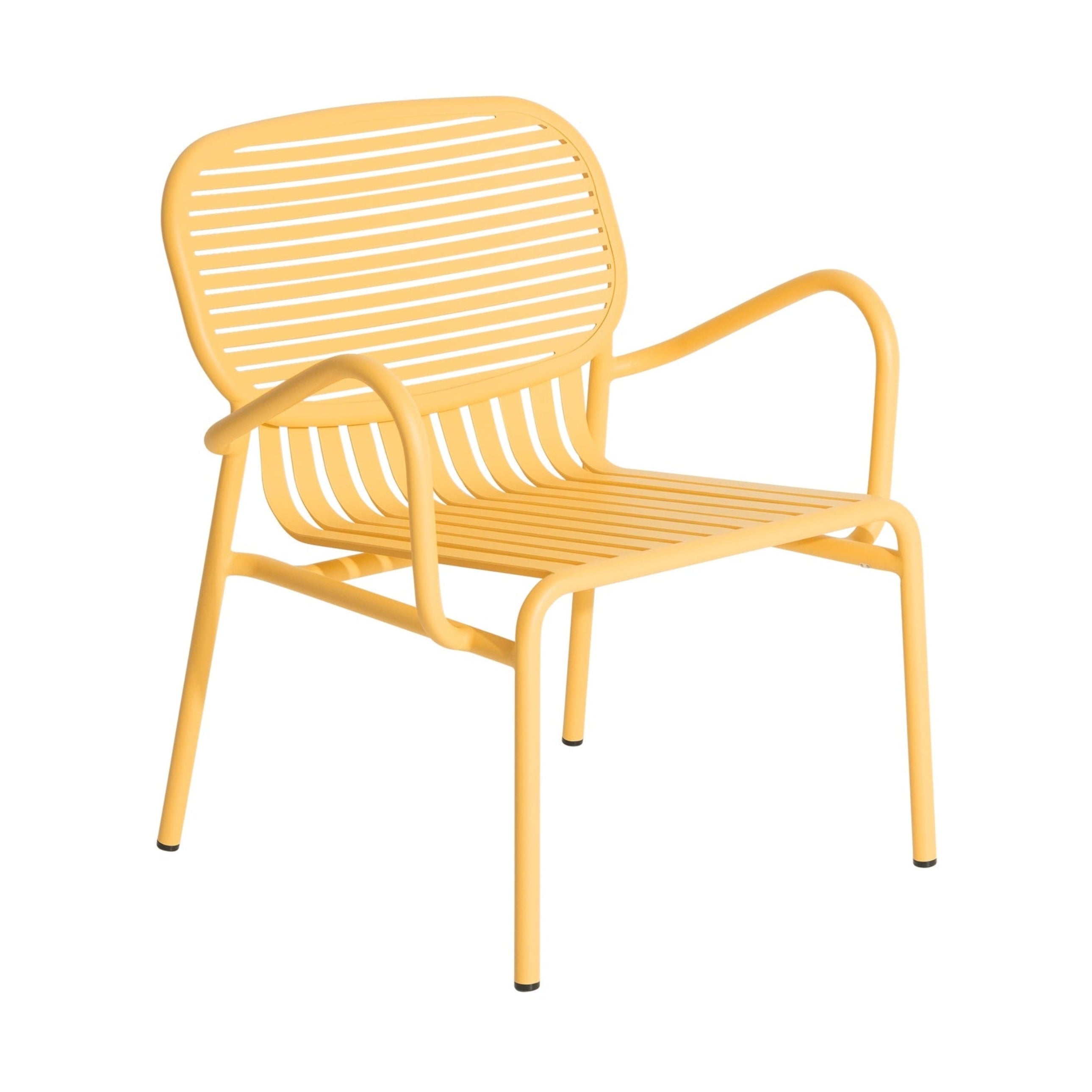 WEEK-END garden armchair in dark yellow