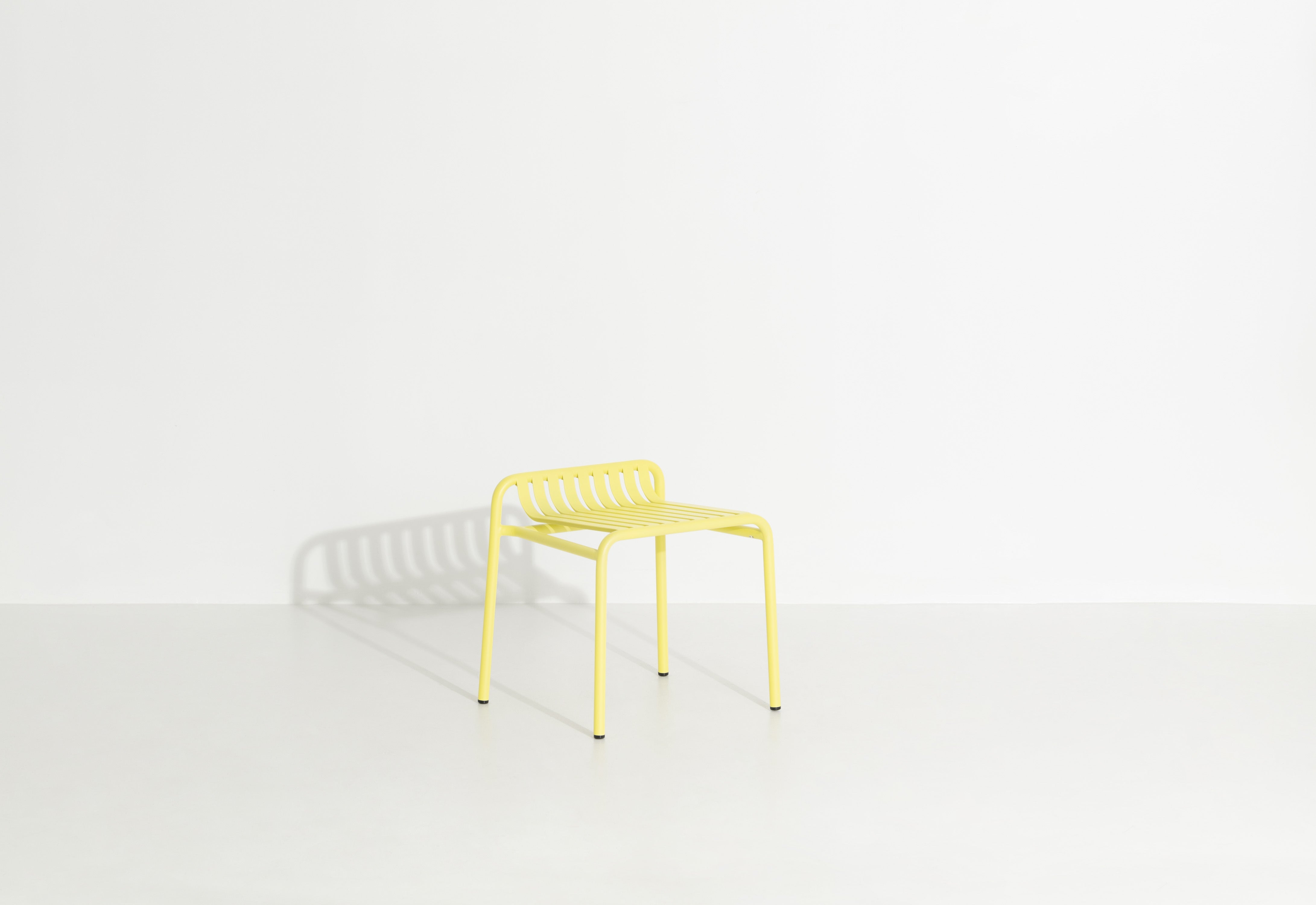 WEEK-END garden stool in bright yellow