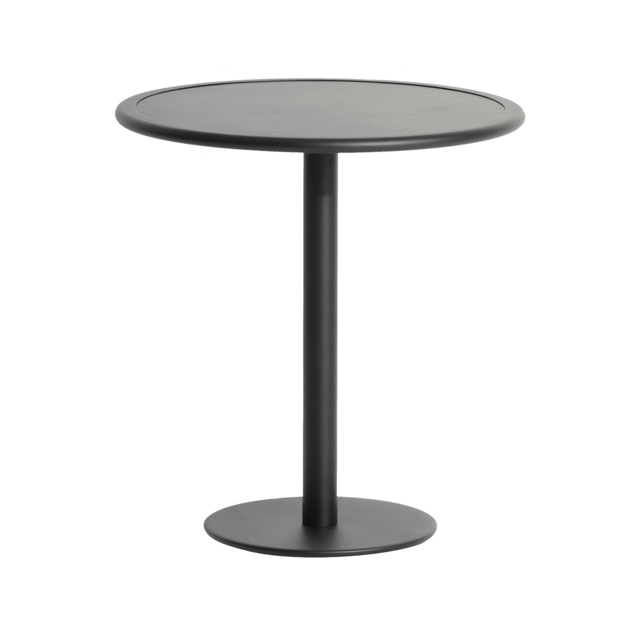 WEEK-END Round Garden Table in Black