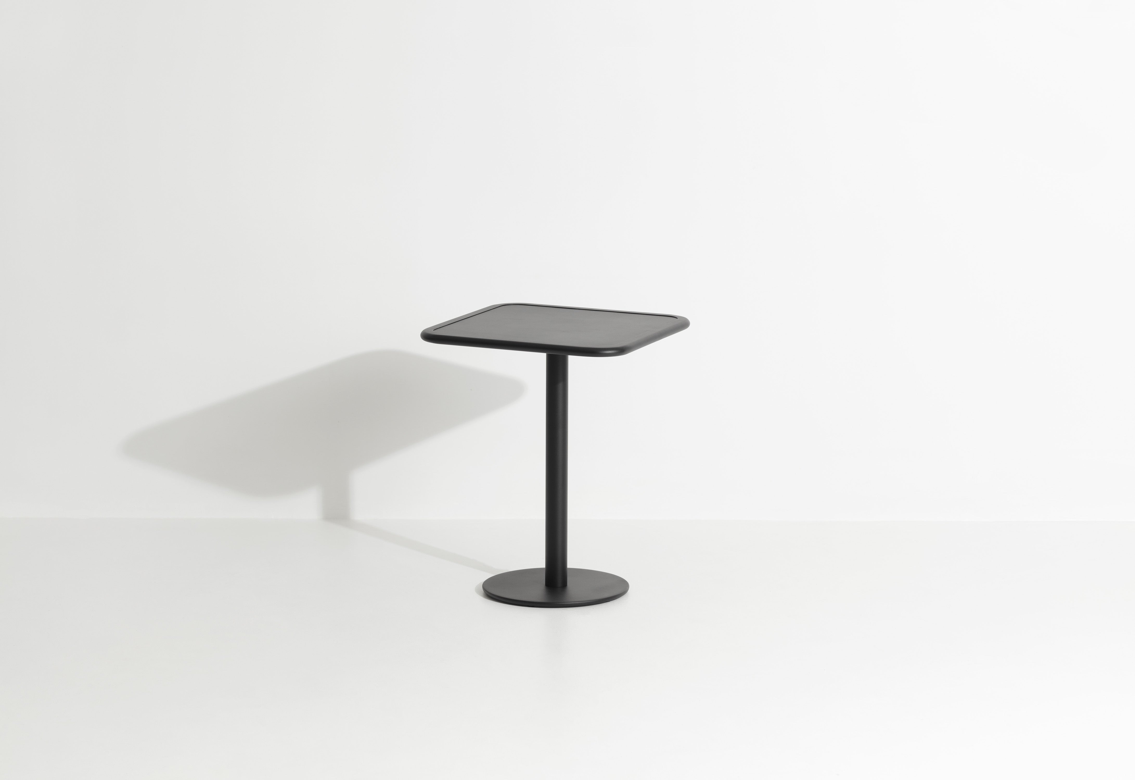 WEEK-END Black Square Garden Table