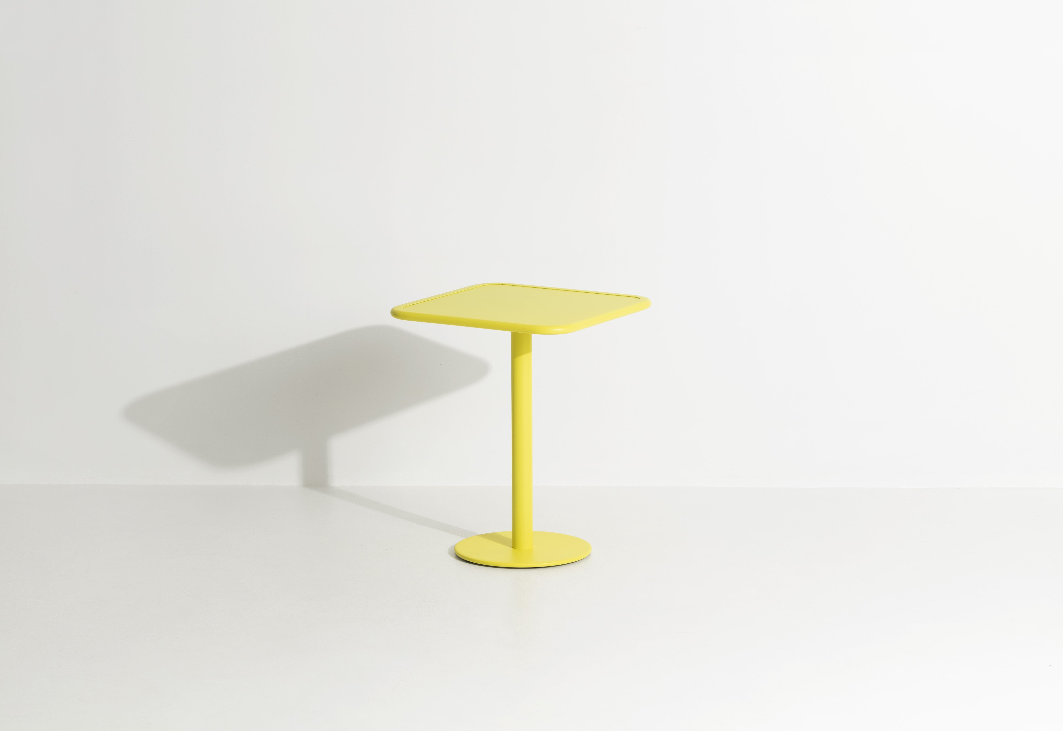 WEEK-END Square Garden Table in Bright Yellow