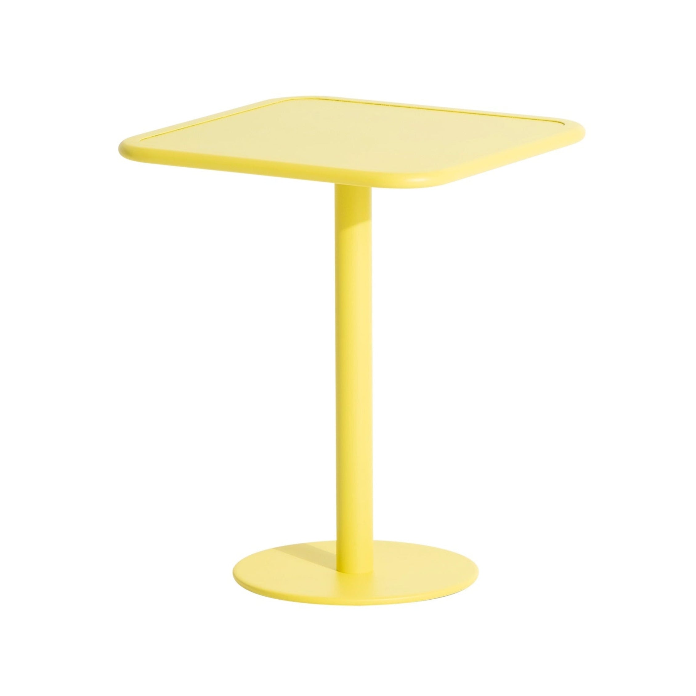 WEEK-END Square Garden Table in Bright Yellow