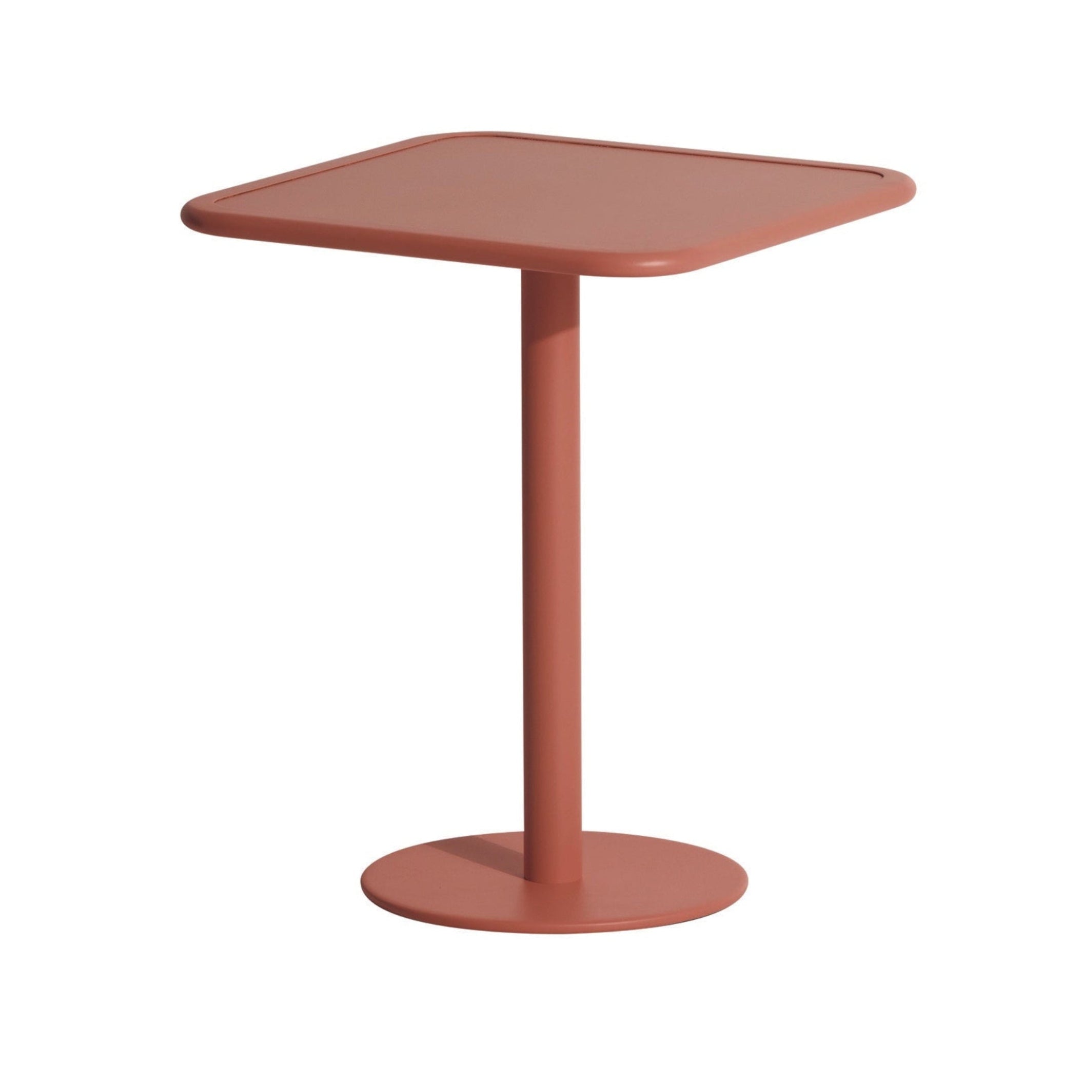 WEEK-END Square Garden Table in Terracotta