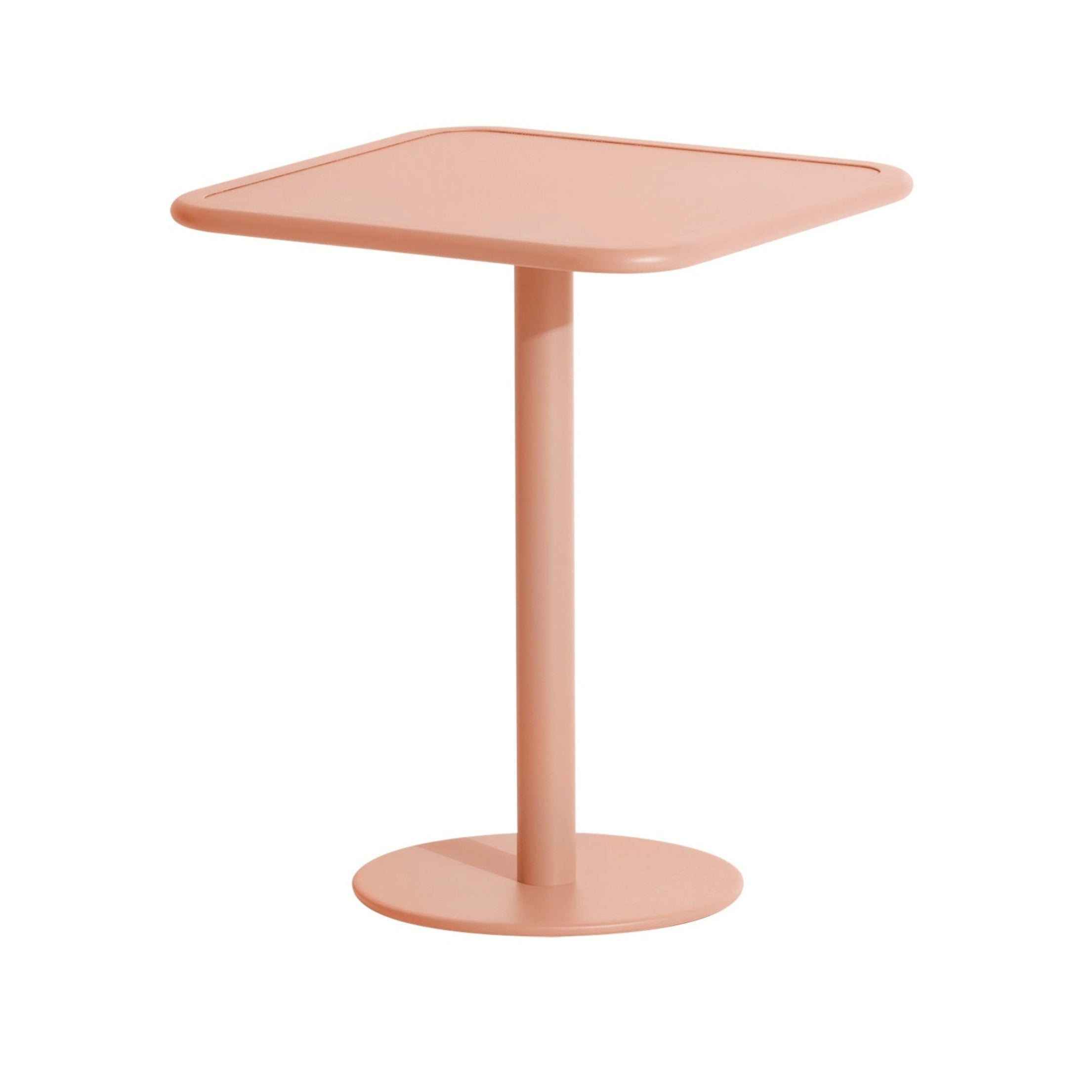 WEEK-END Square Garden Table in Pale Pink