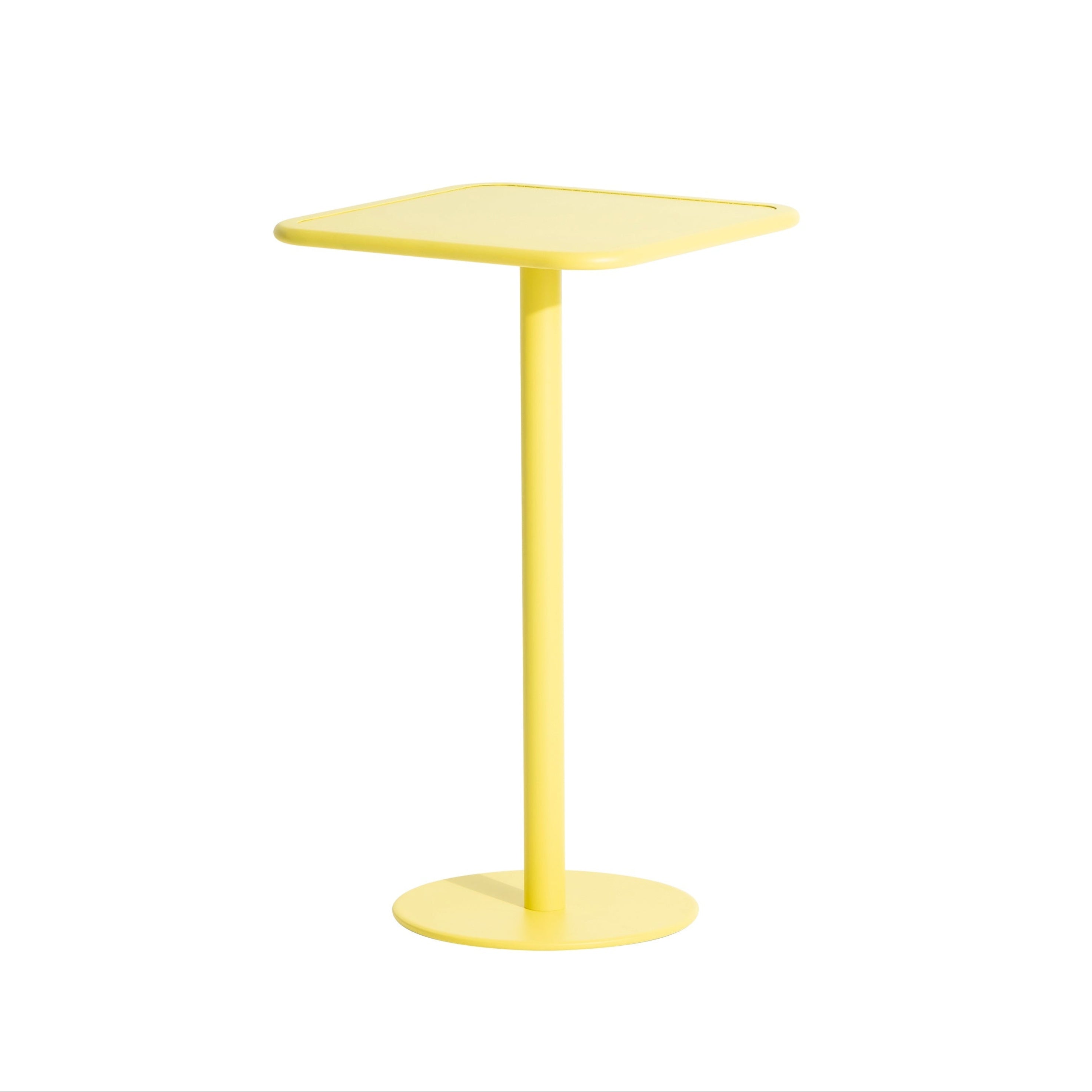 WEEK-END Square Garden Table in Bright Yellow