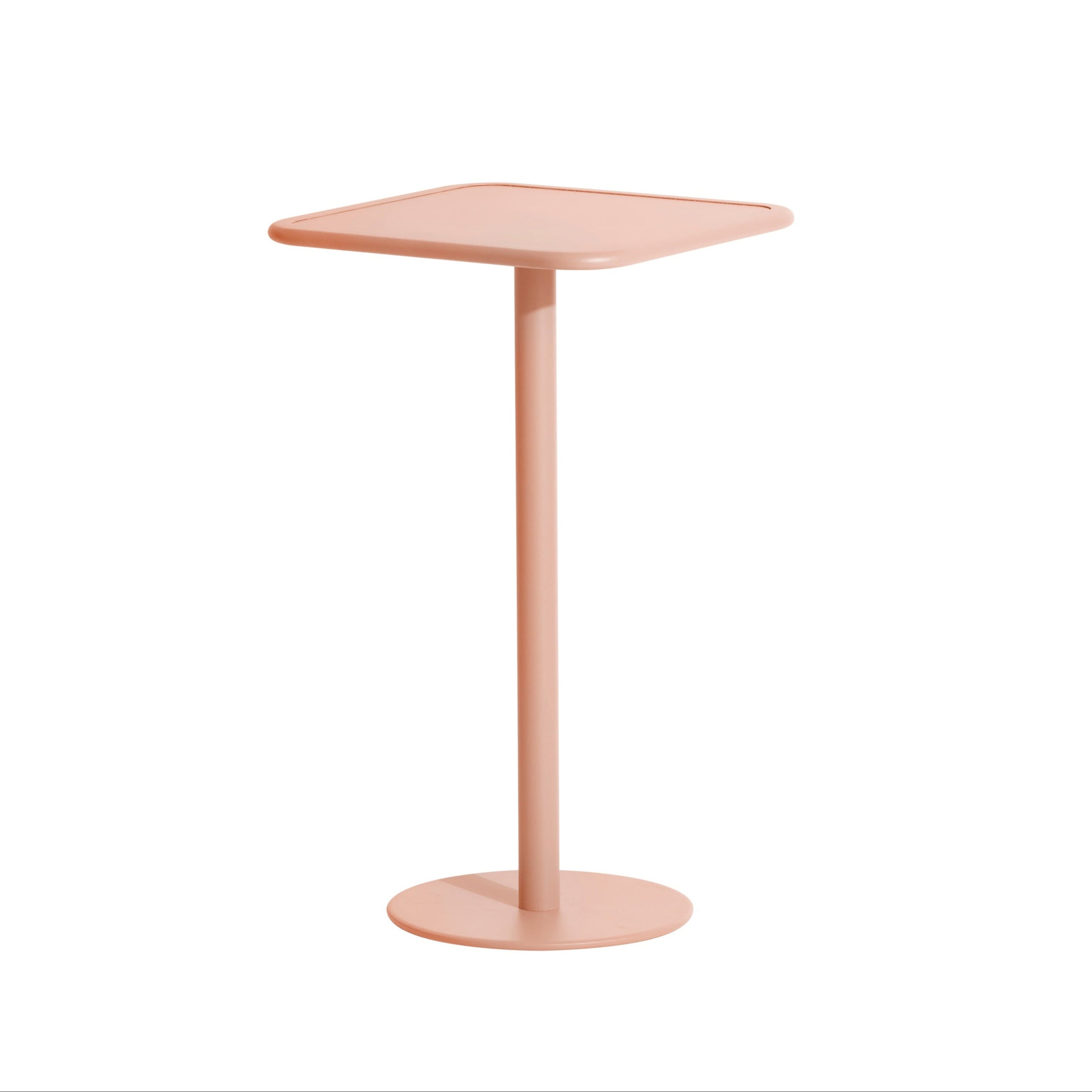 WEEK-END Square Garden Table in Pale Pink