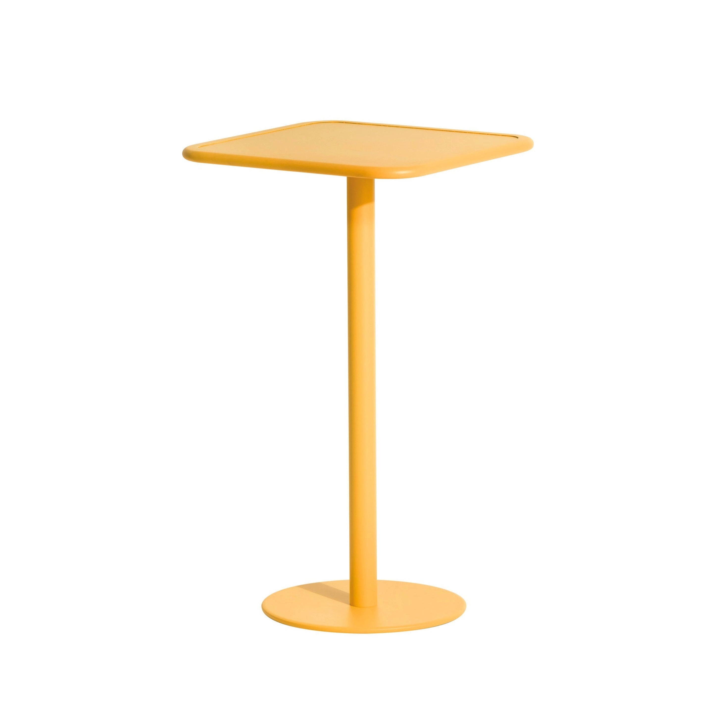 WEEK-END dark yellow square garden table