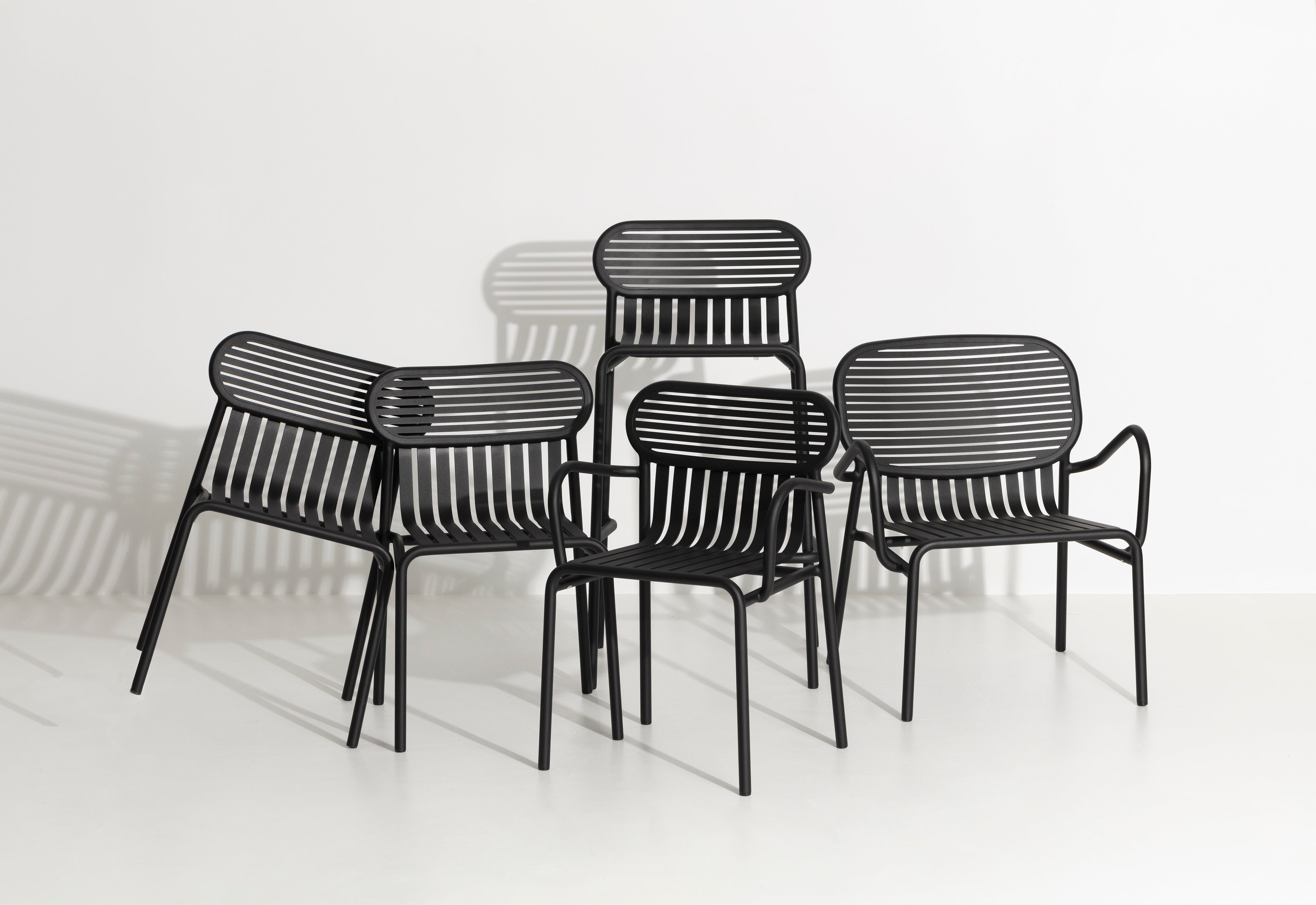 WEEK-END garden armchair in dove blue