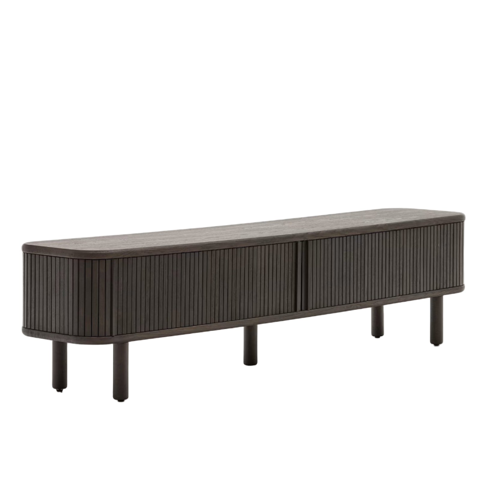RTV-Sideboard MAILEN dunkle Esche-Furnier