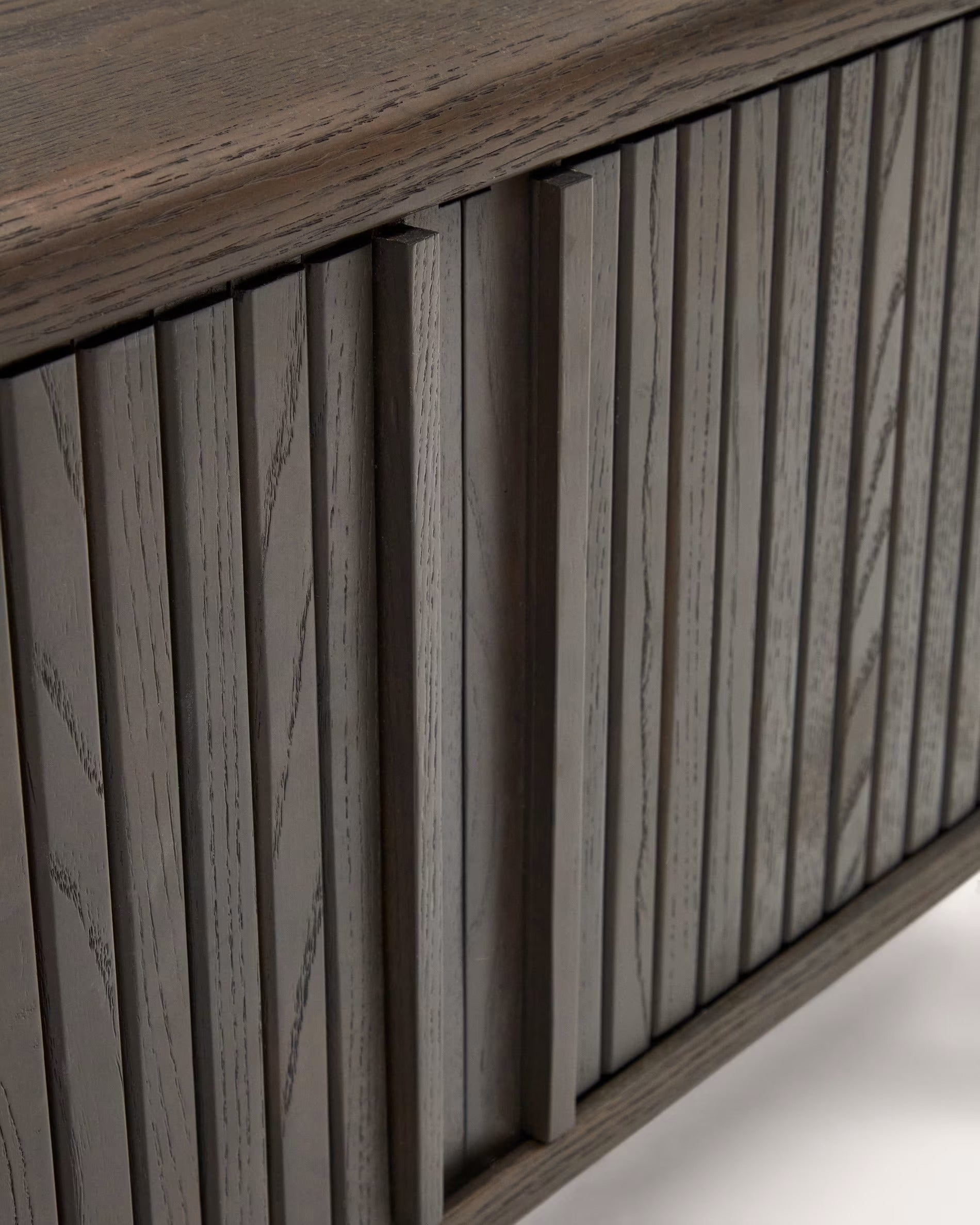 RTV-Sideboard MAILEN dunkle Esche-Furnier